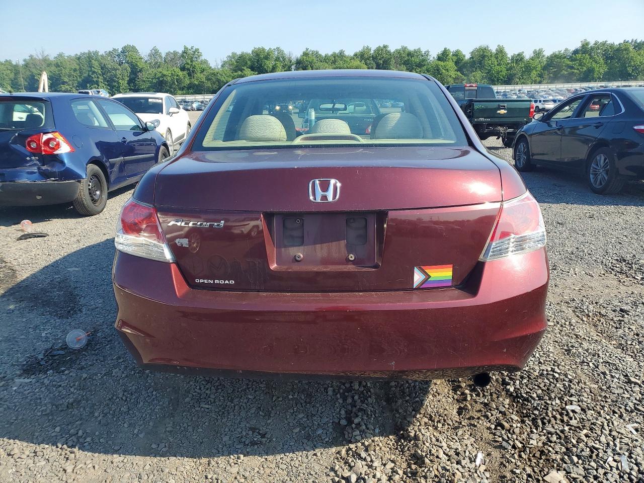2010 Honda Accord Ex Темно-бордовый vin: 1HGCP2F75AA100908