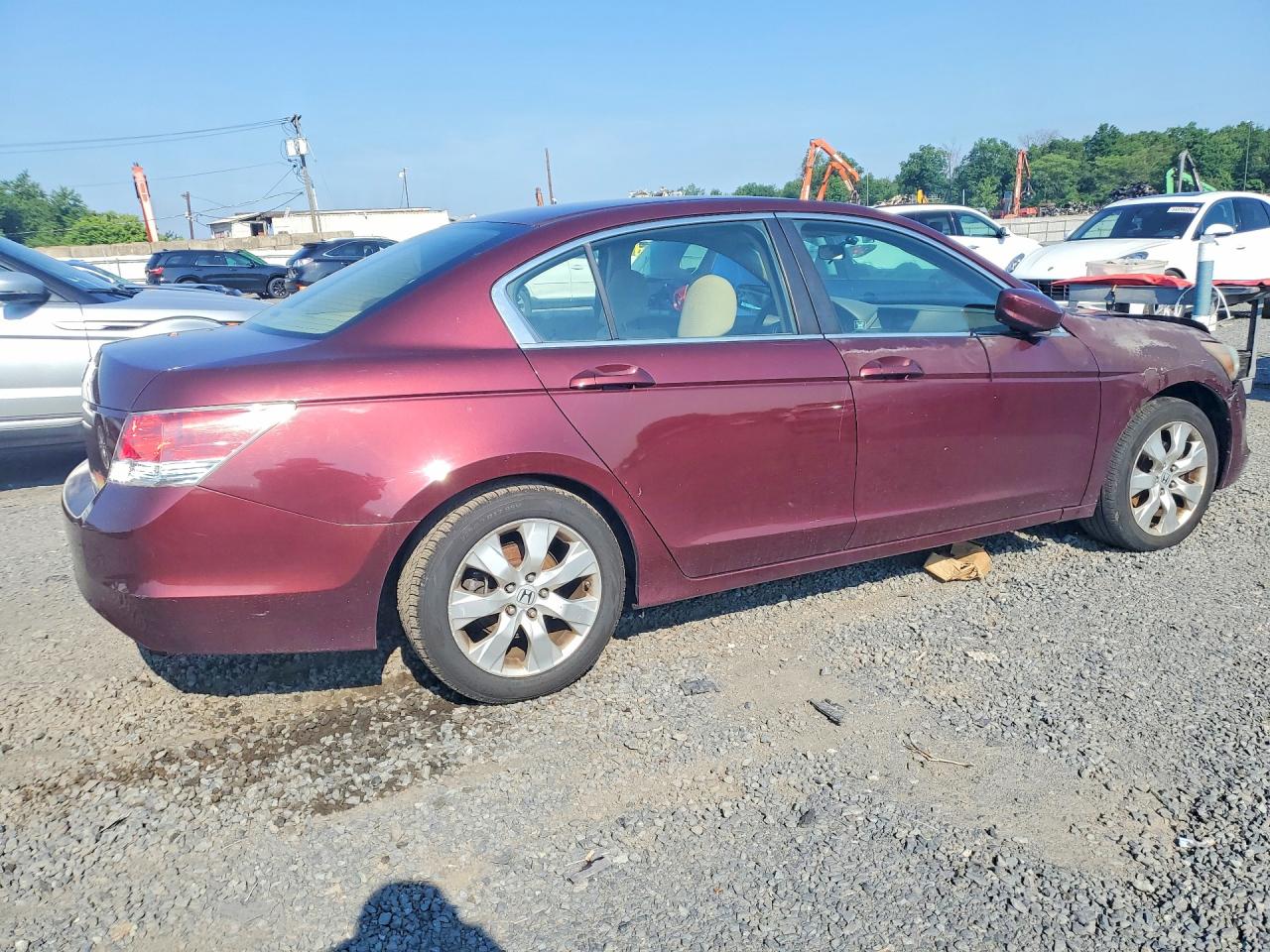 2010 Honda Accord Ex Темно-бордовый vin: 1HGCP2F75AA100908