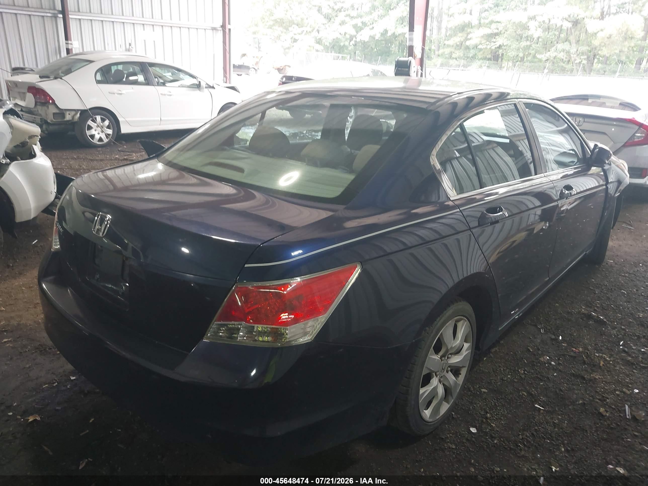 2010 Honda Accord 2.4 Ex Dark Blue vin: 1HGCP2F75AA176919
