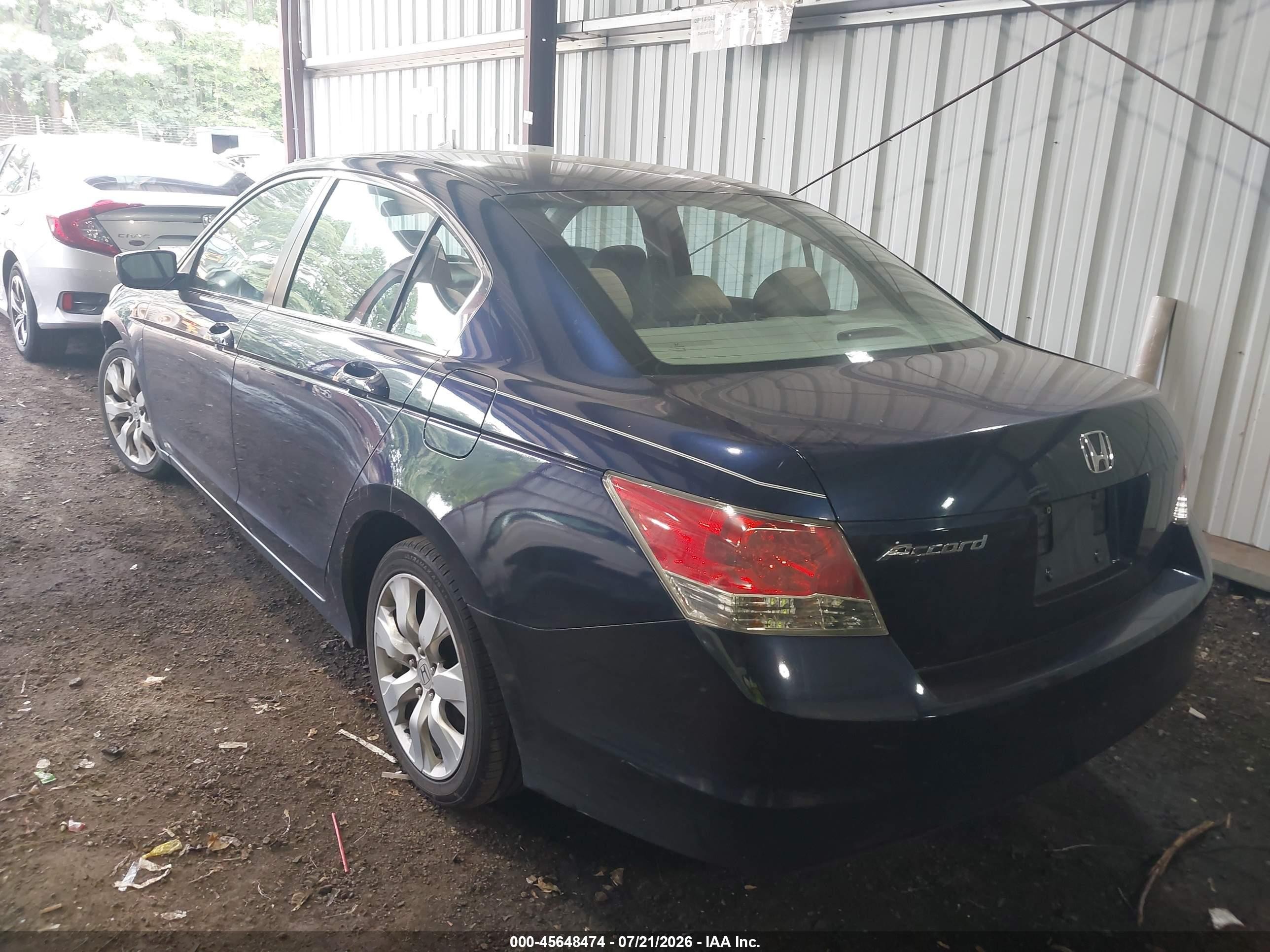 2010 Honda Accord 2.4 Ex Dark Blue vin: 1HGCP2F75AA176919