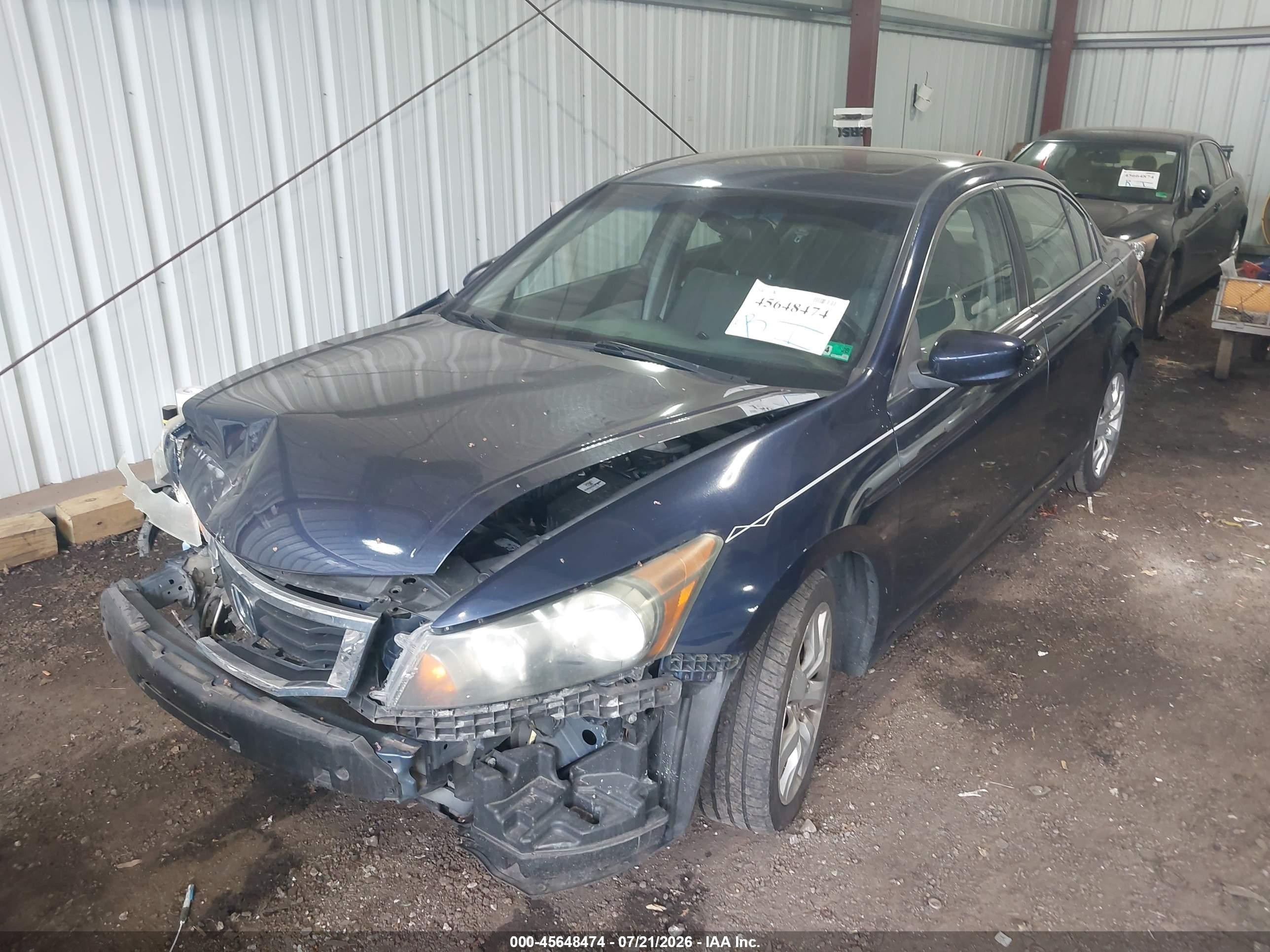2010 Honda Accord 2.4 Ex Dark Blue vin: 1HGCP2F75AA176919