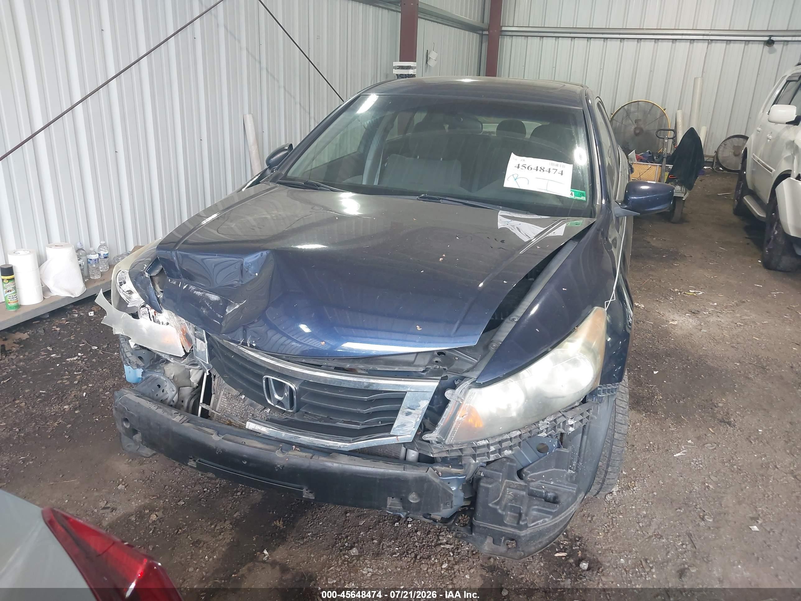 2010 Honda Accord 2.4 Ex Dark Blue vin: 1HGCP2F75AA176919