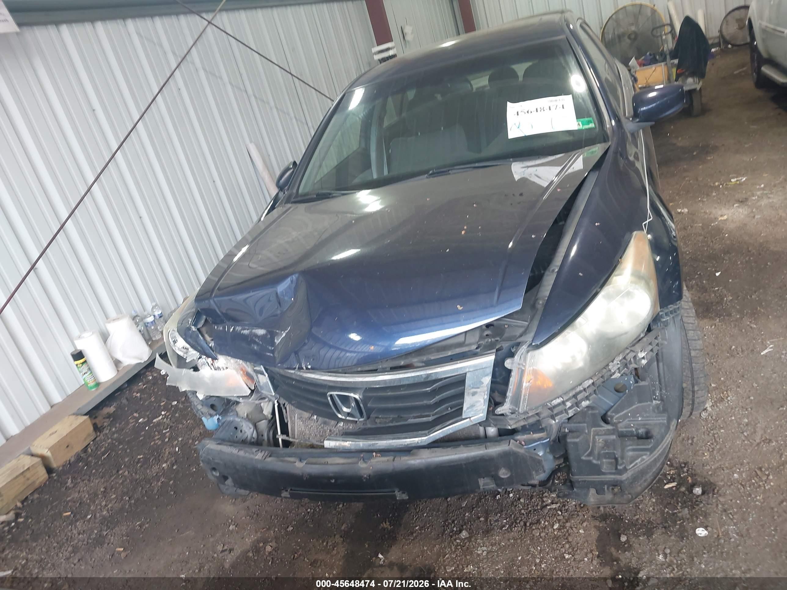 2010 Honda Accord 2.4 Ex Dark Blue vin: 1HGCP2F75AA176919