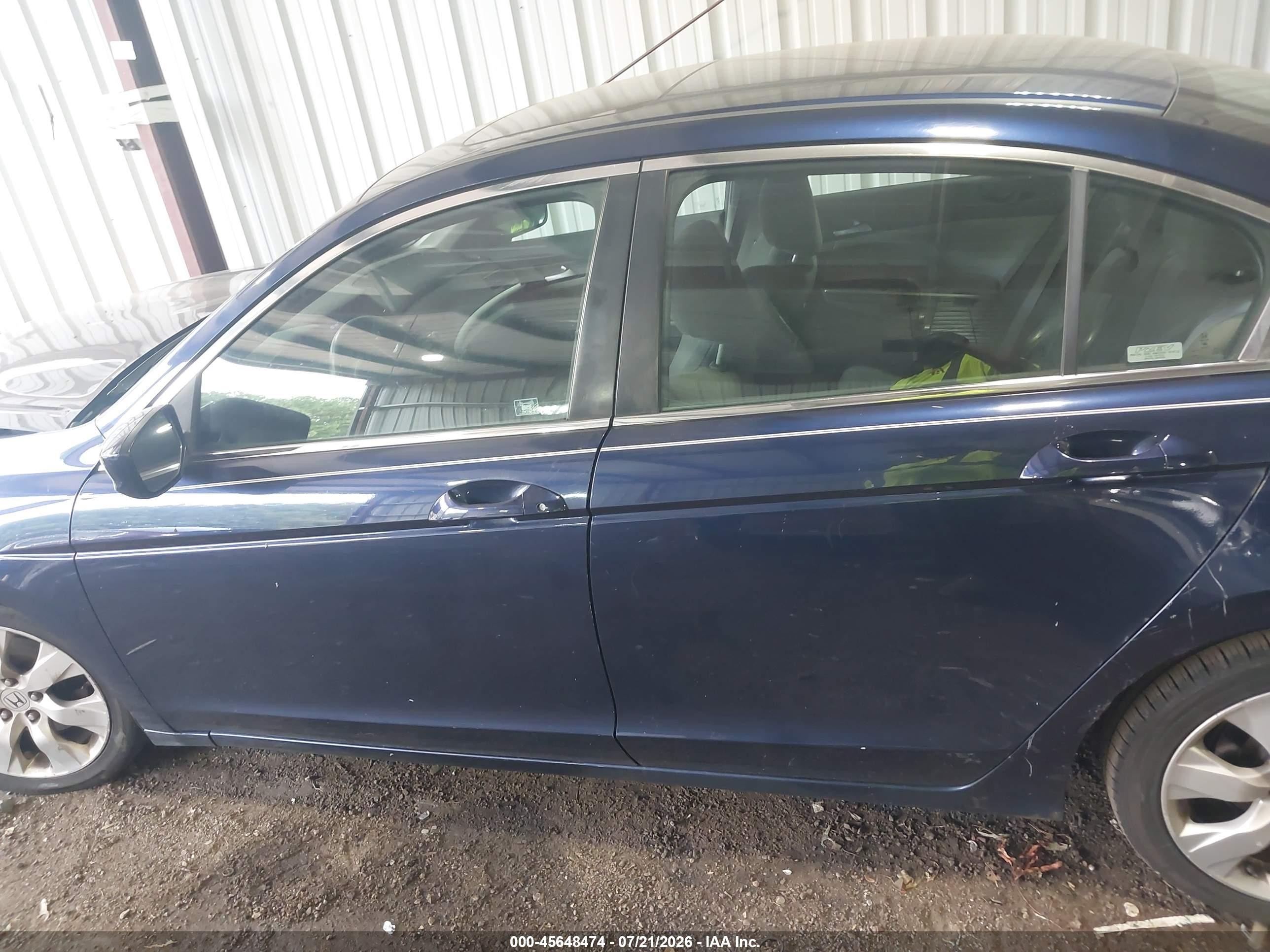 2010 Honda Accord 2.4 Ex Dark Blue vin: 1HGCP2F75AA176919