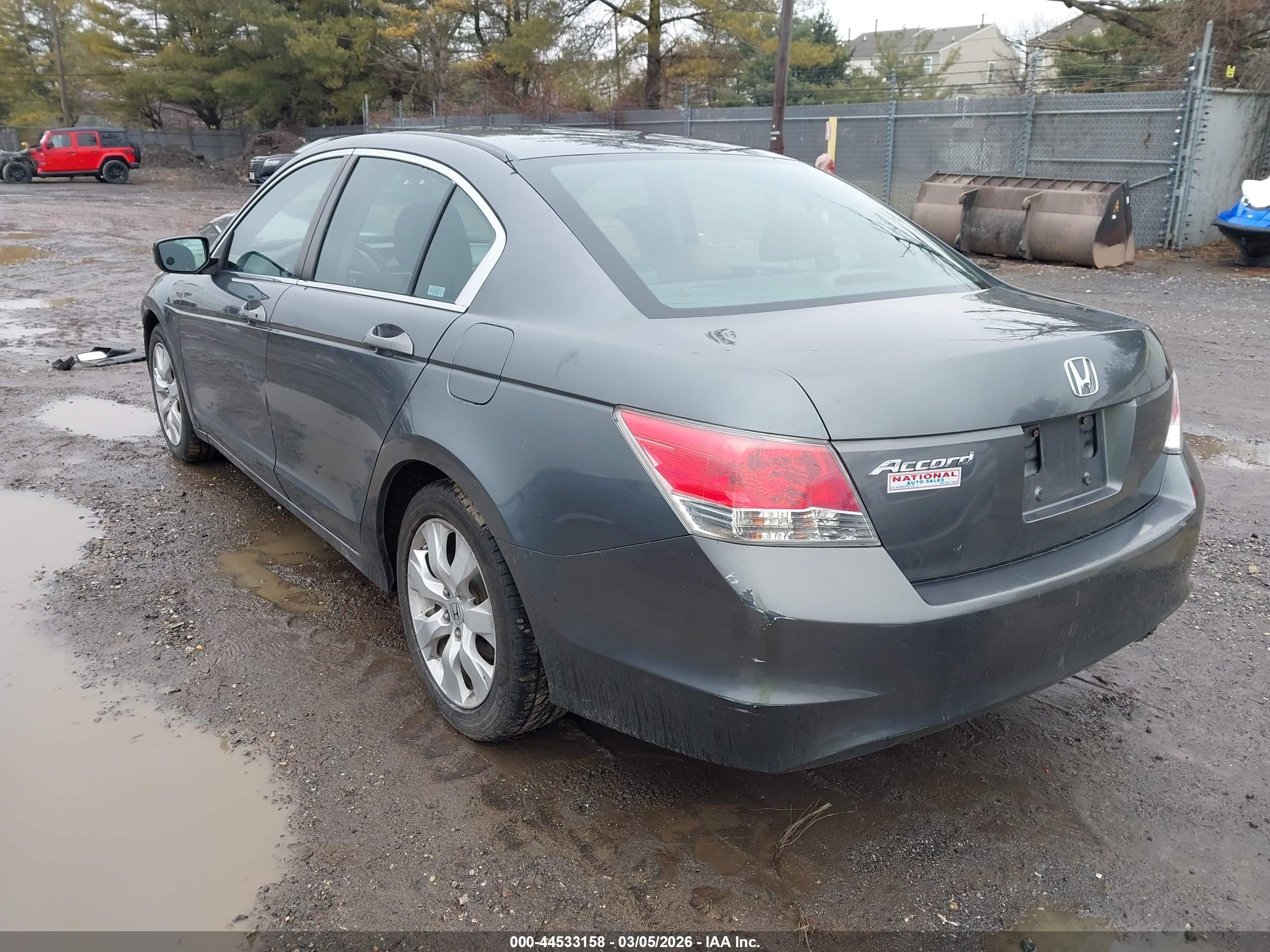 2010 Honda Accord 2.4 Ex Серый vin: 1HGCP2F75AA185314