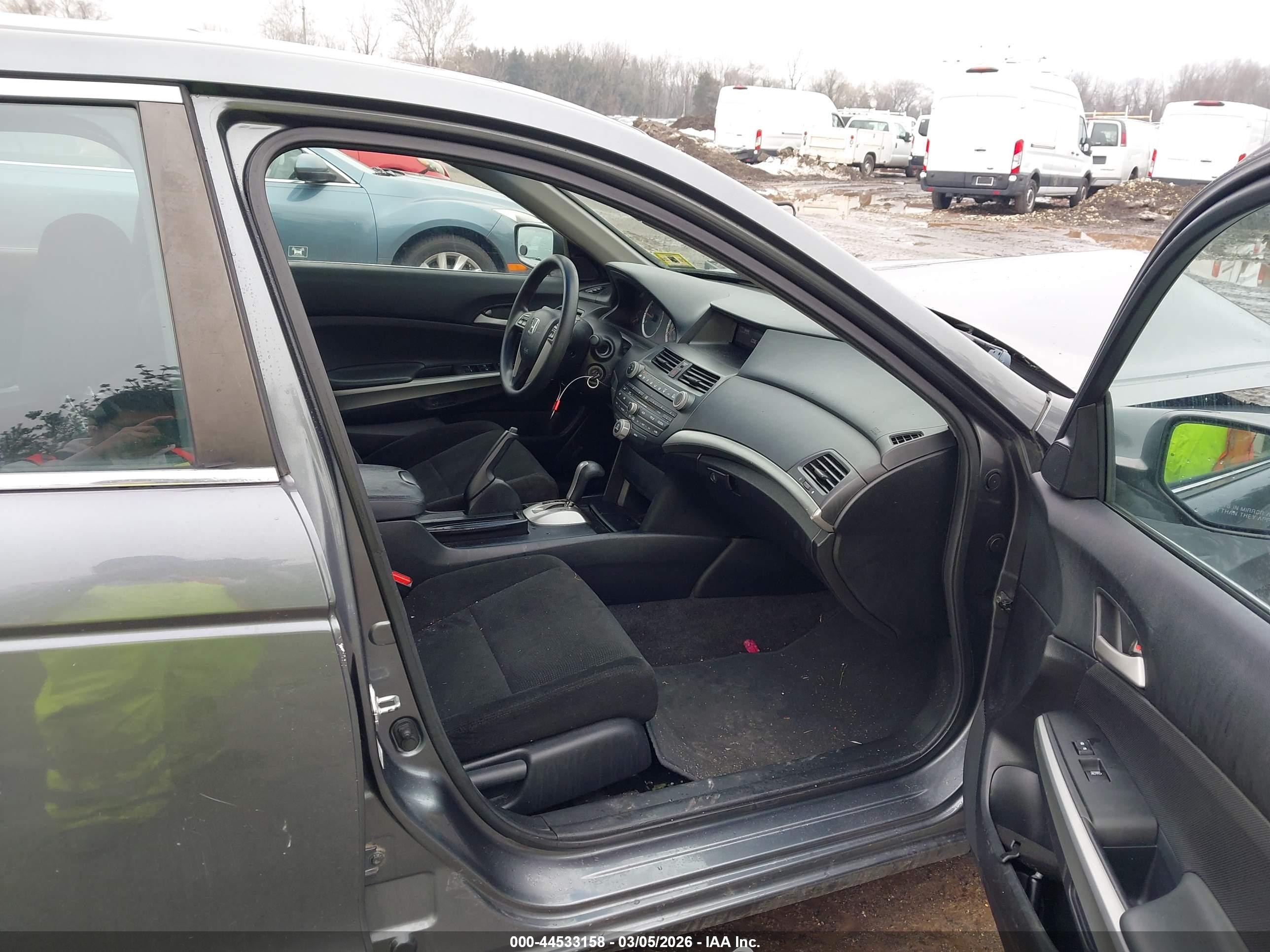 2010 Honda Accord 2.4 Ex Серый vin: 1HGCP2F75AA185314