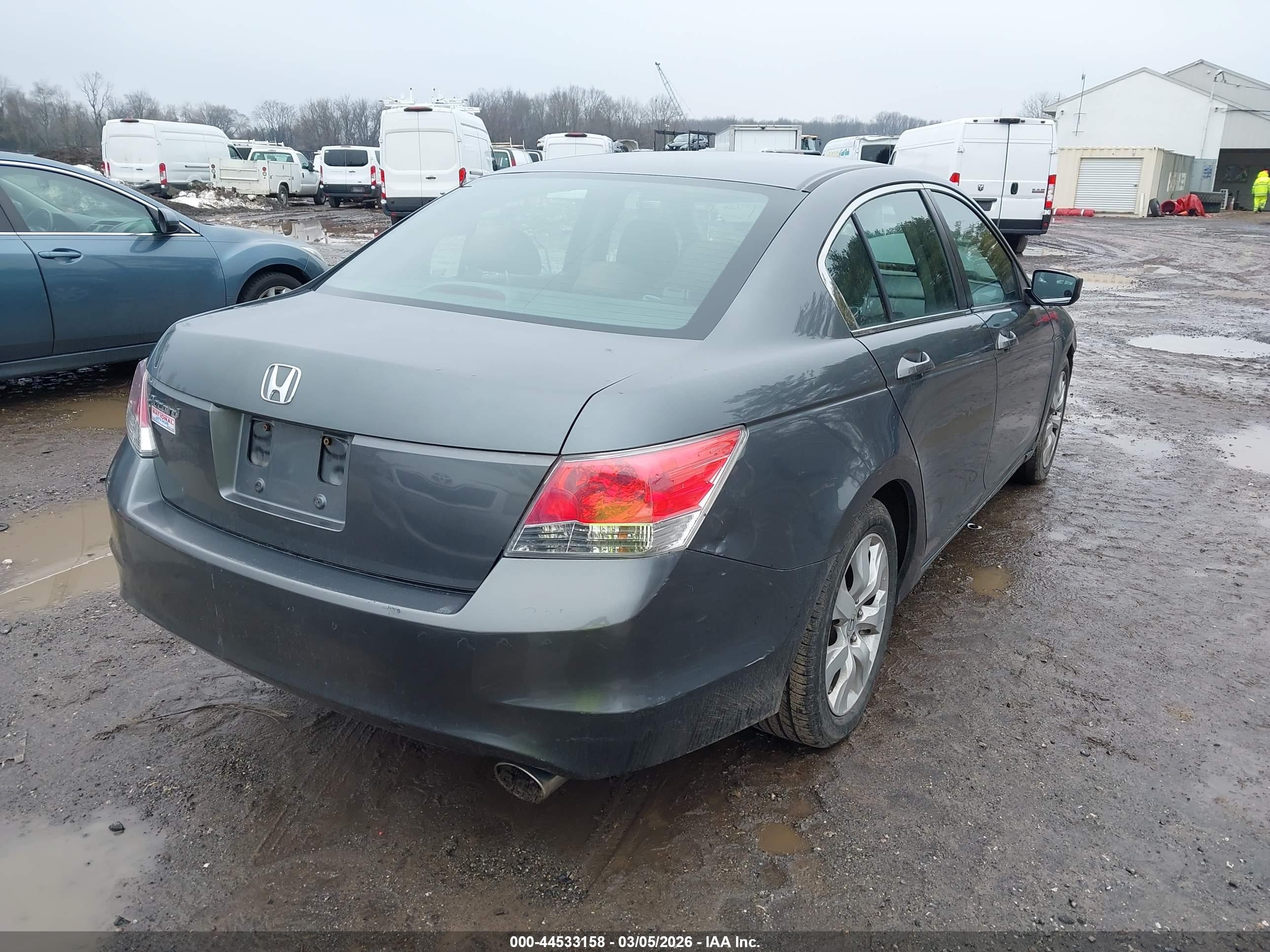 2010 Honda Accord 2.4 Ex Серый vin: 1HGCP2F75AA185314