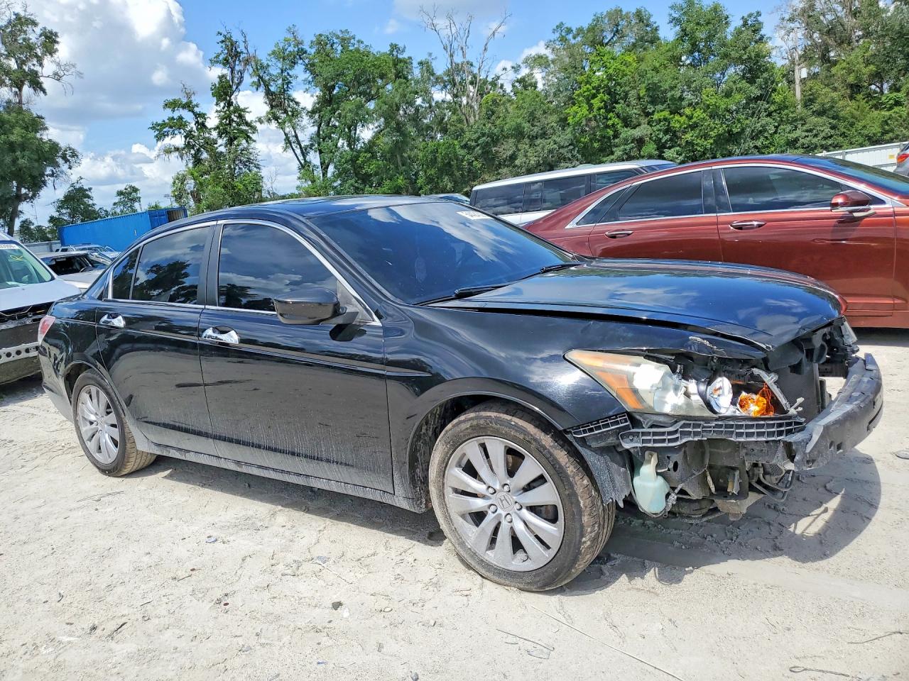 2011 Honda Accord Ex Черный vin: 1HGCP2F75BA044793