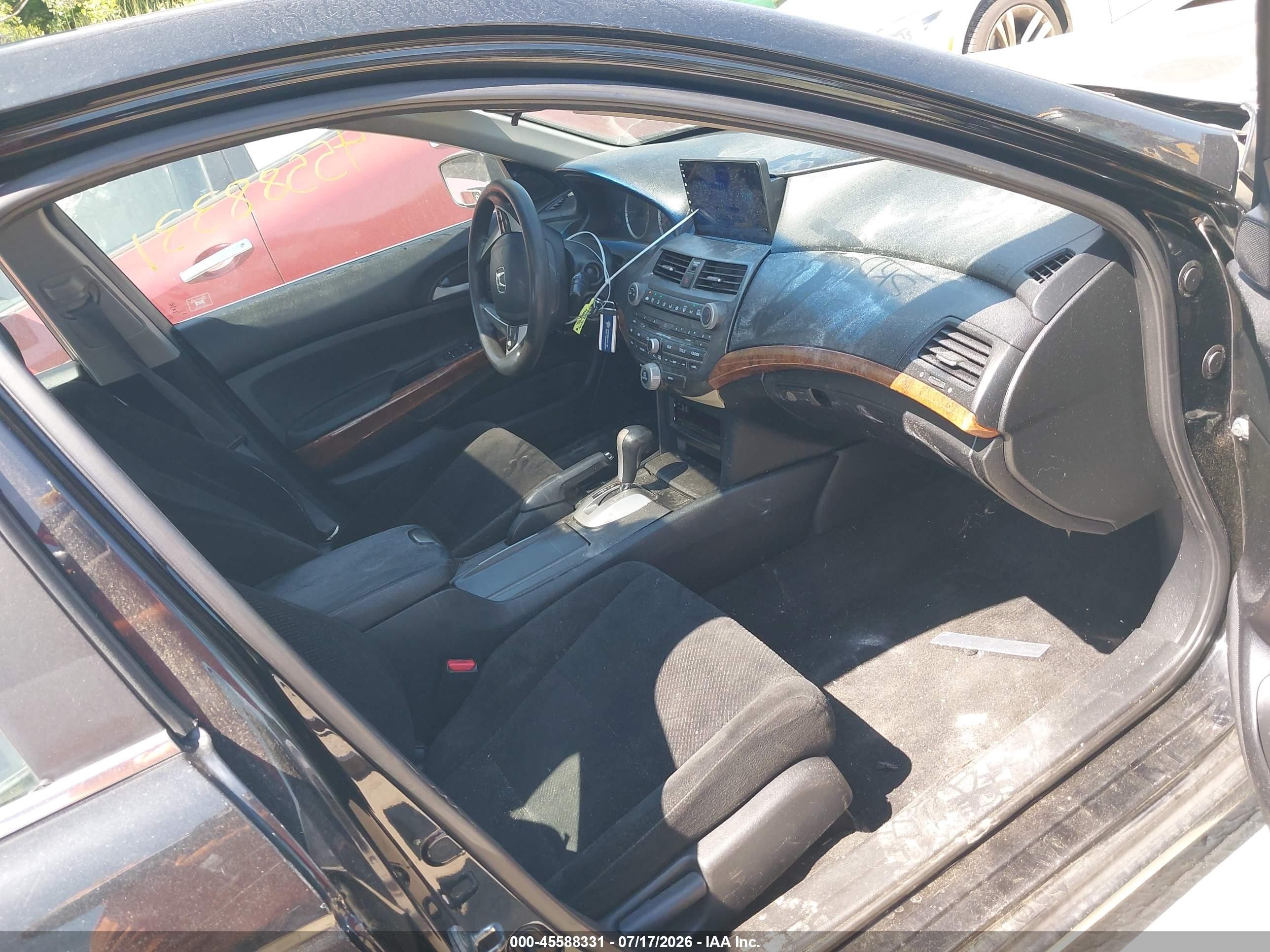 2011 Honda Accord 2.4 Ex Black vin: 1HGCP2F75BA071766