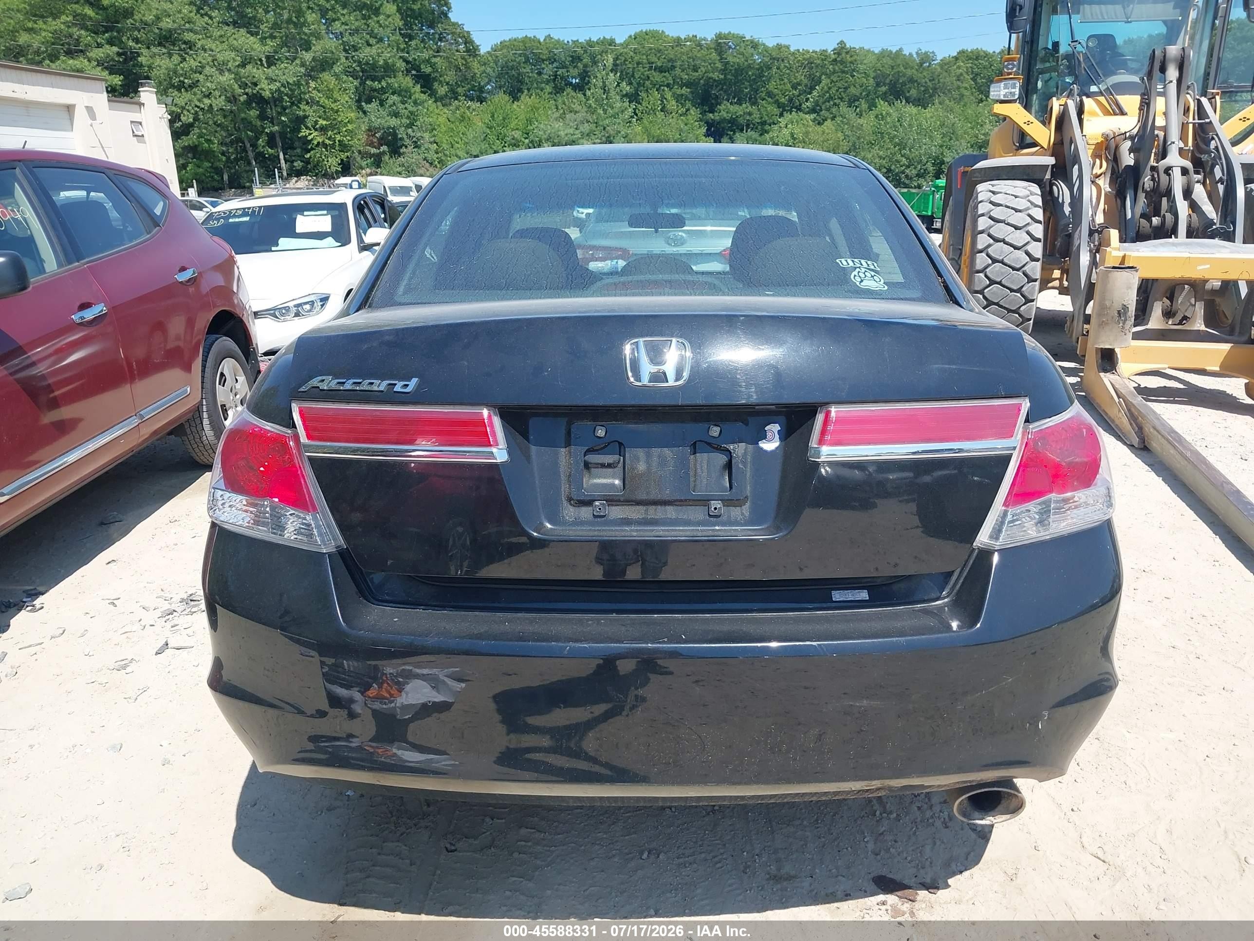 2011 Honda Accord 2.4 Ex Black vin: 1HGCP2F75BA071766