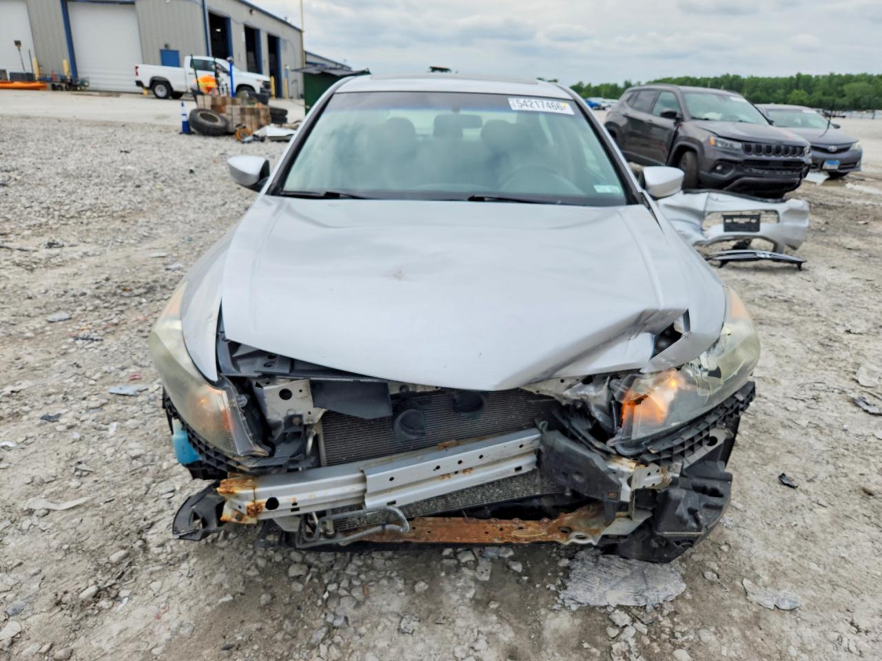 2011 Honda Accord Ex White vin: 1HGCP2F75BA127818