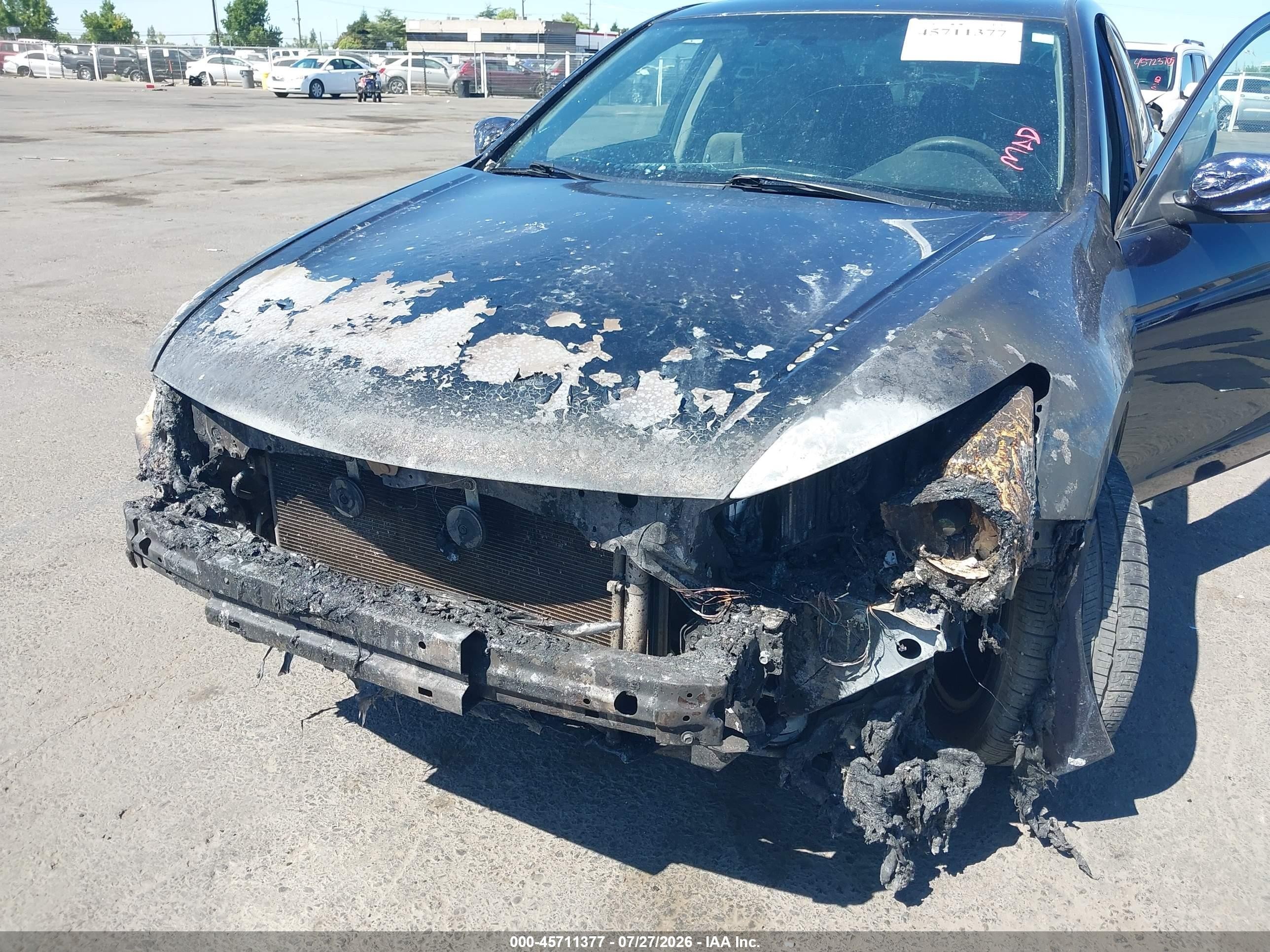 2011 Honda Accord 2.4 Ex Dark Blue vin: 1HGCP2F75BA136843