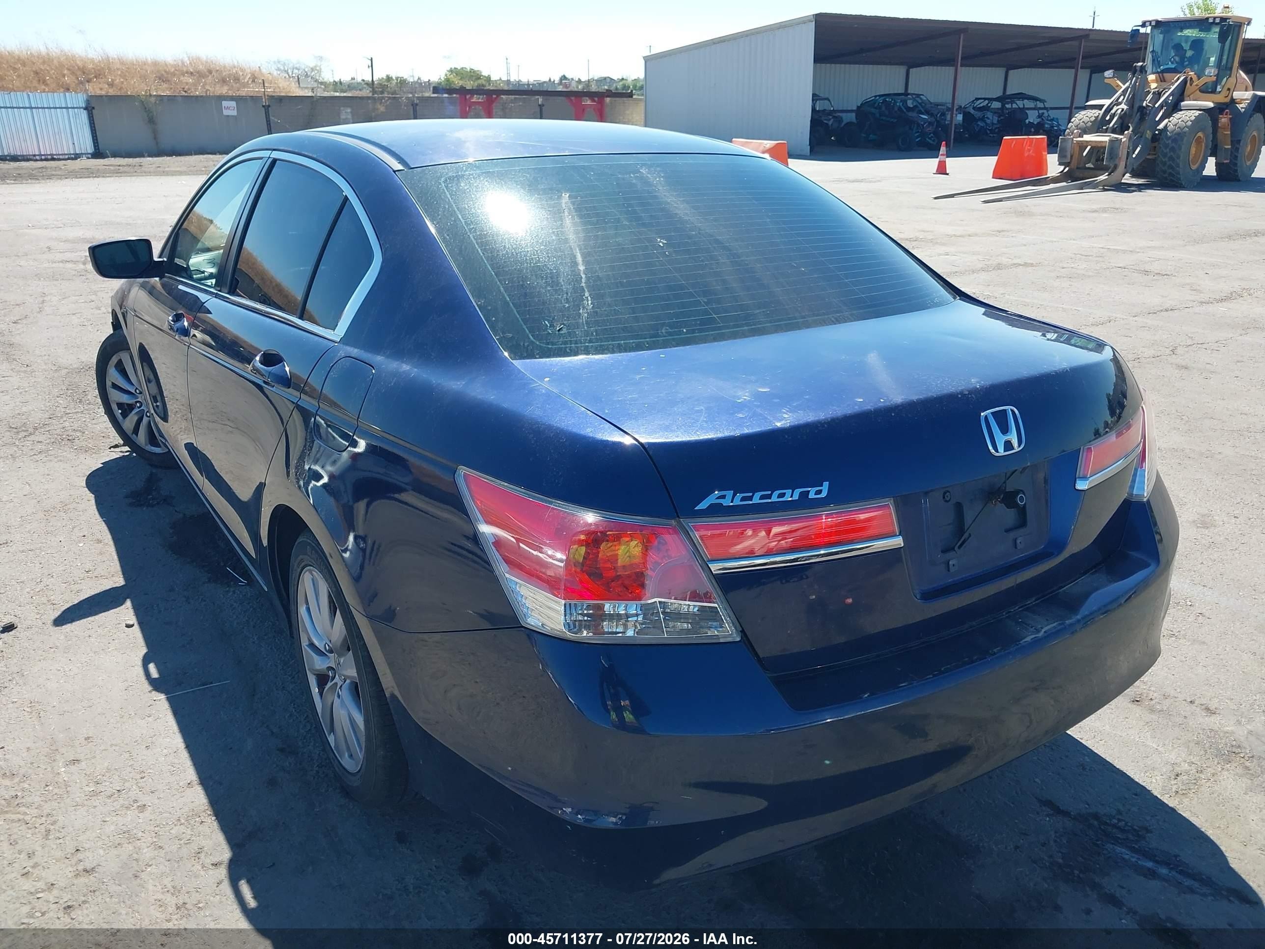 2011 Honda Accord 2.4 Ex Dark Blue vin: 1HGCP2F75BA136843