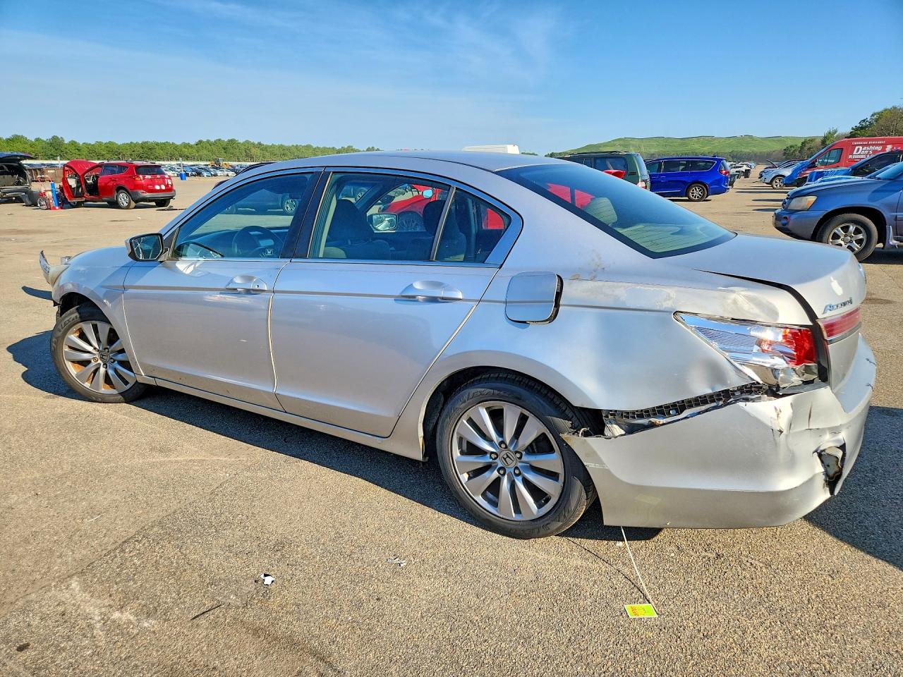 2012 Honda Accord Ex Серебряный vin: 1HGCP2F75CA007518