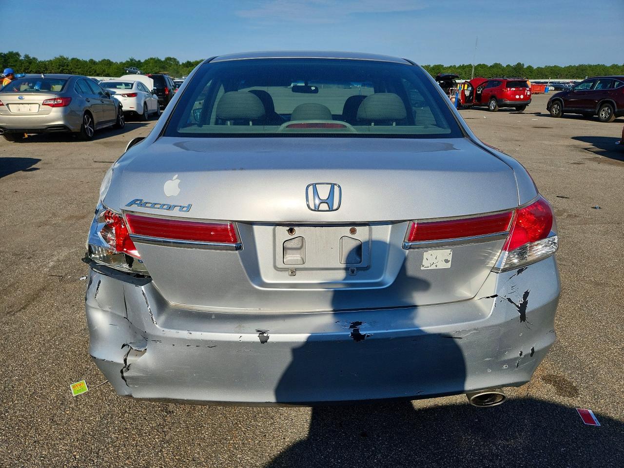 2012 Honda Accord Ex Серебряный vin: 1HGCP2F75CA007518
