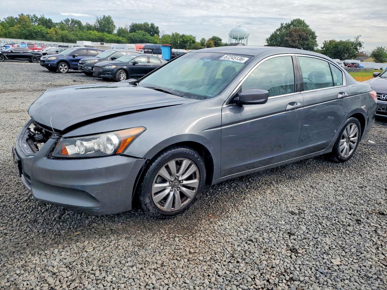 2012 Honda Accord Ex Gray vin: 1HGCP2F75CA065855