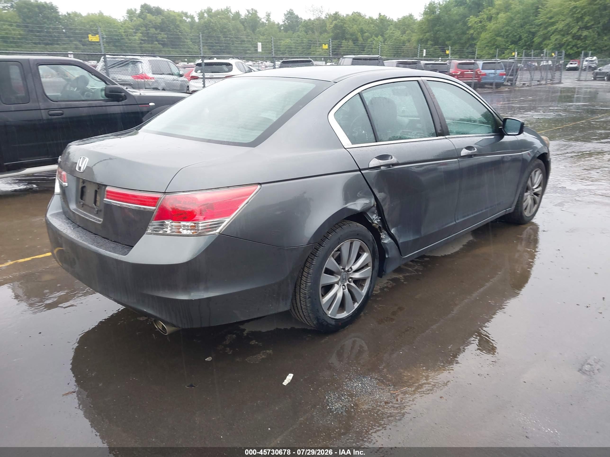 2012 Honda Accord 2.4 Ex Gray vin: 1HGCP2F75CA068397