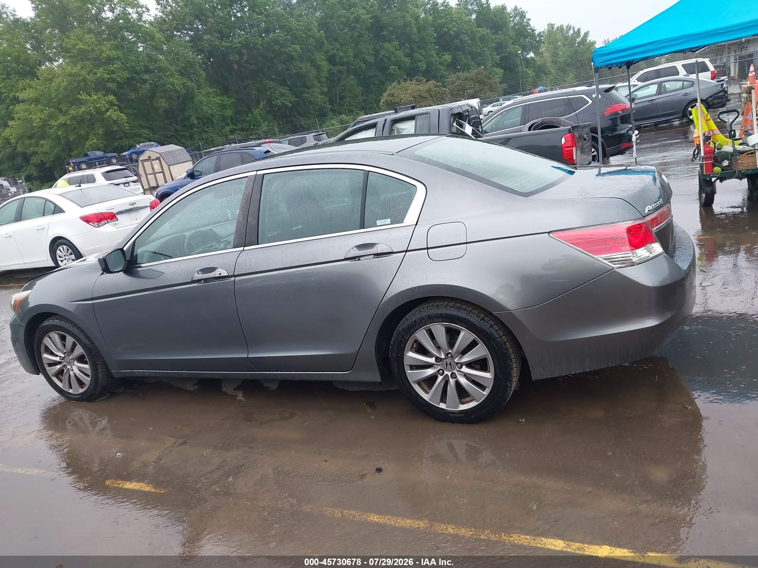 2012 Honda Accord 2.4 Ex Gray vin: 1HGCP2F75CA068397