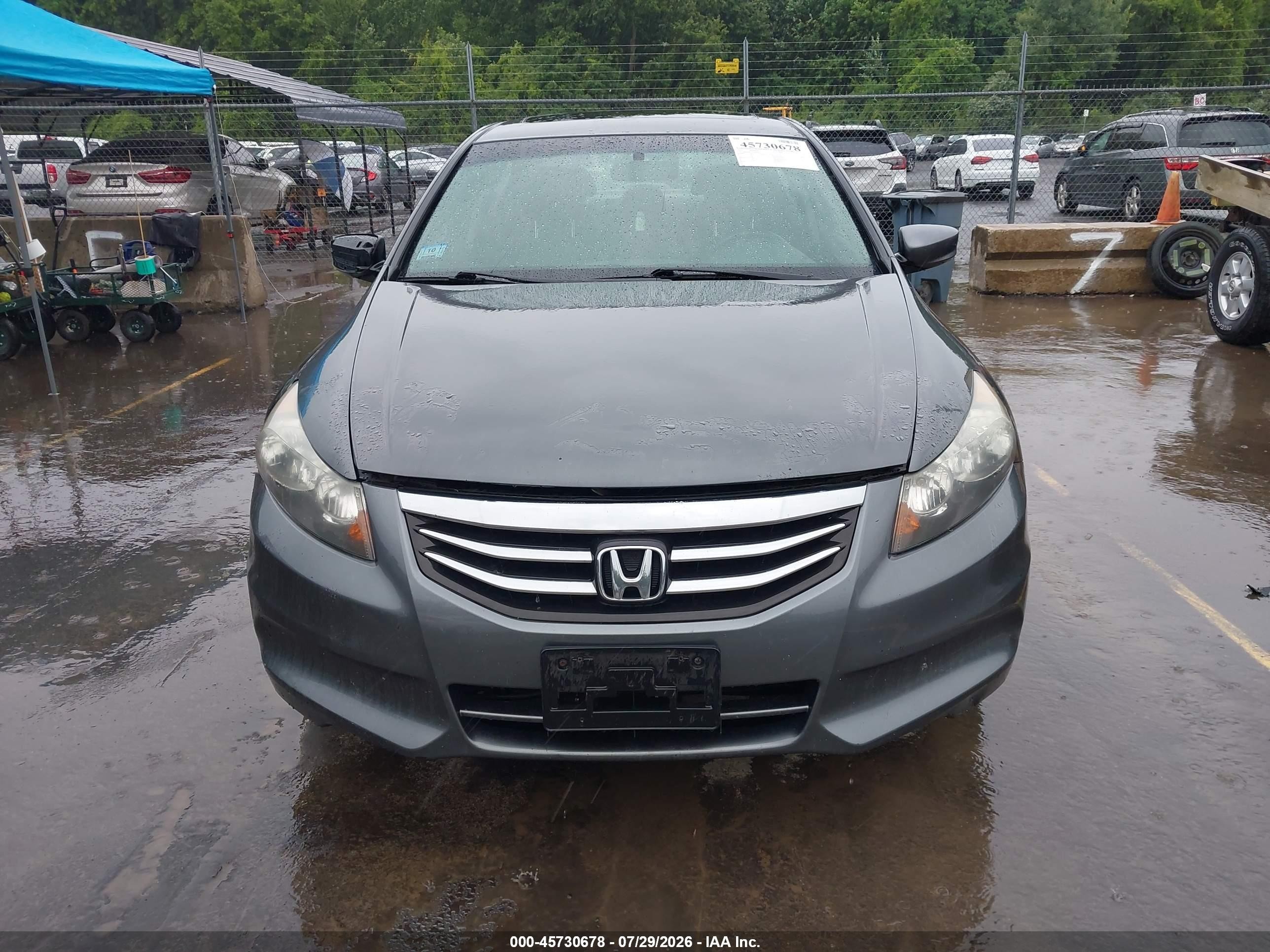 2012 Honda Accord 2.4 Ex Gray vin: 1HGCP2F75CA068397