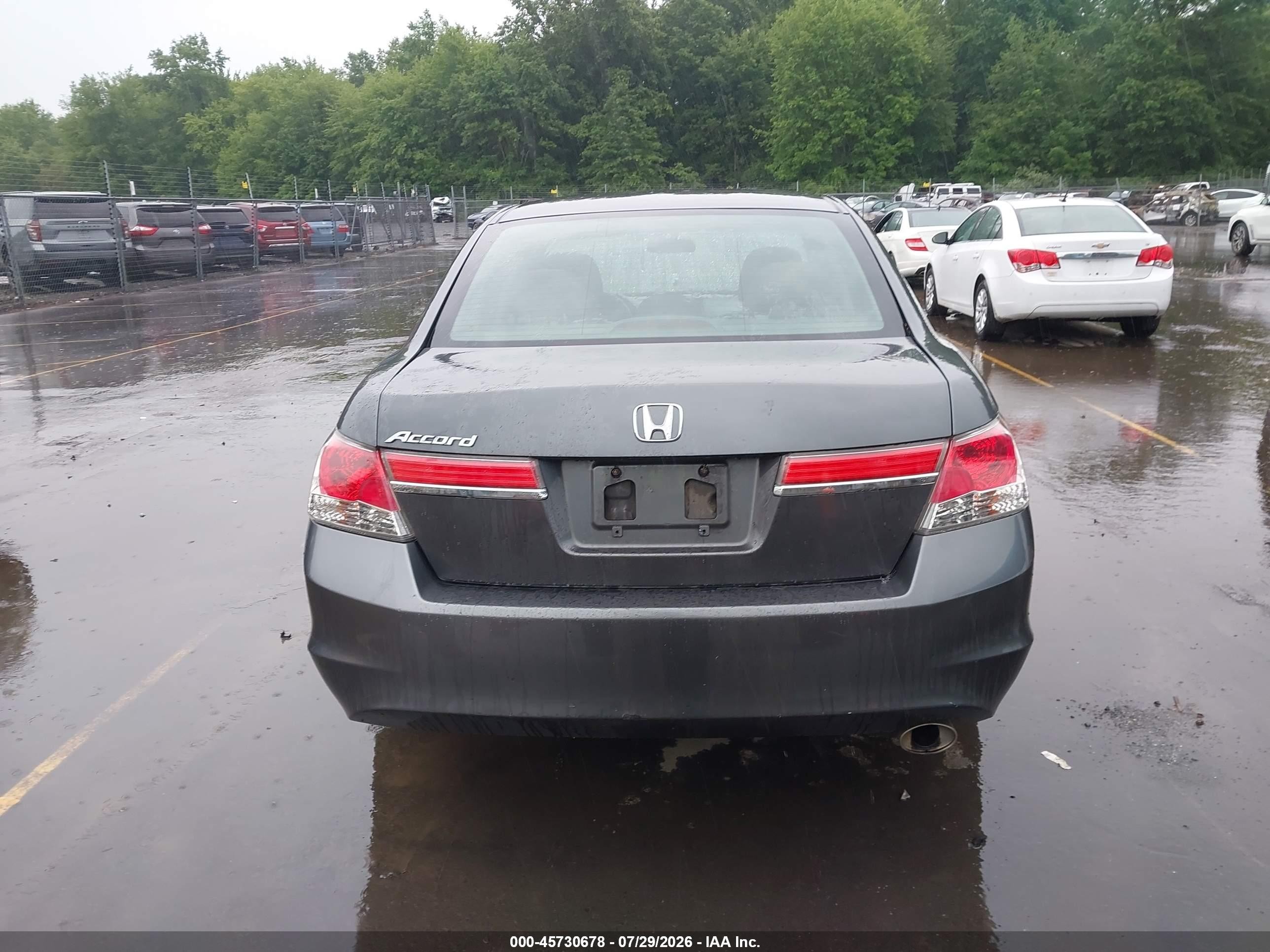 2012 Honda Accord 2.4 Ex Gray vin: 1HGCP2F75CA068397