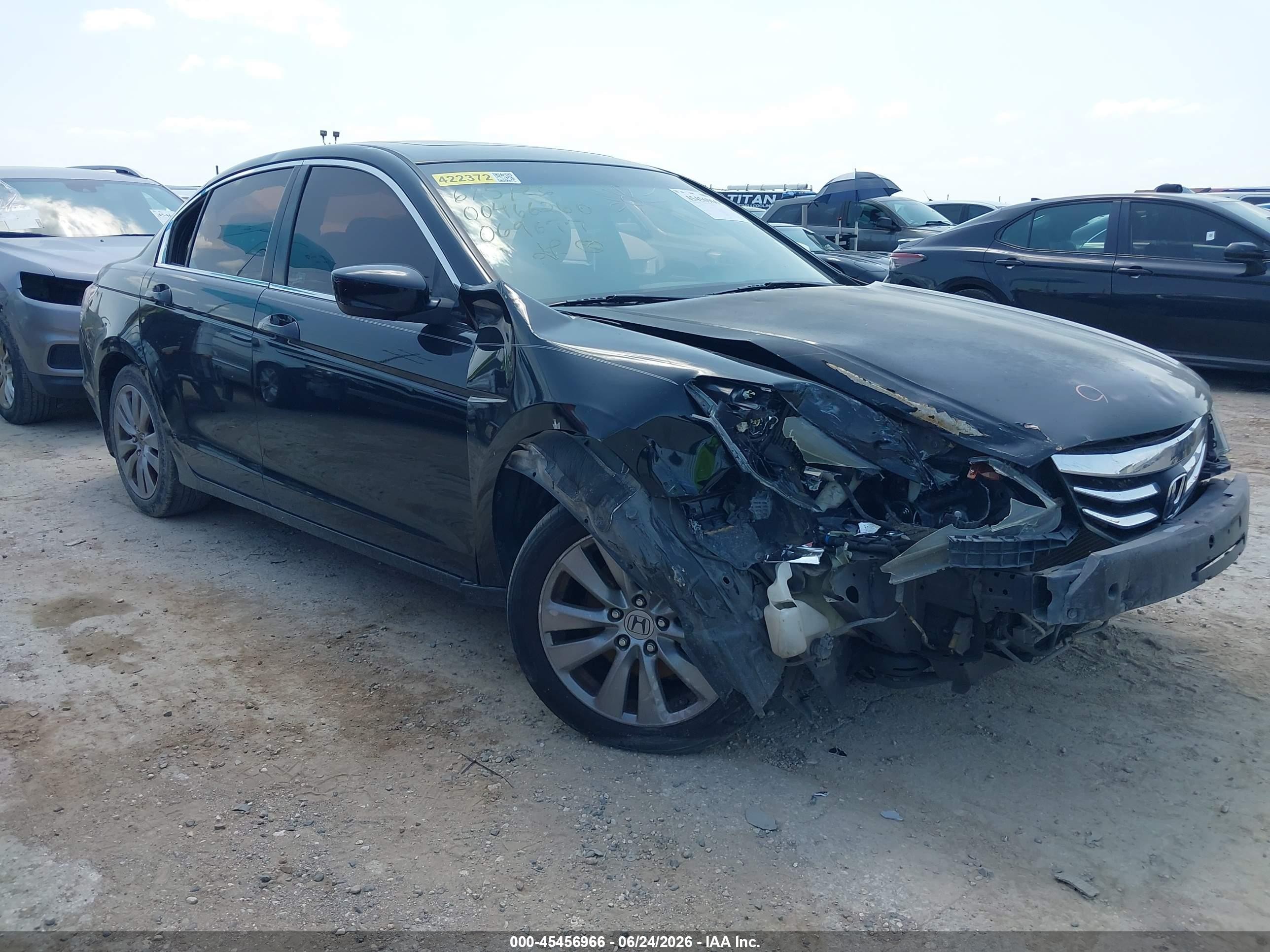 2012 Honda Accord 2.4 Ex Black vin: 1HGCP2F75CA069677