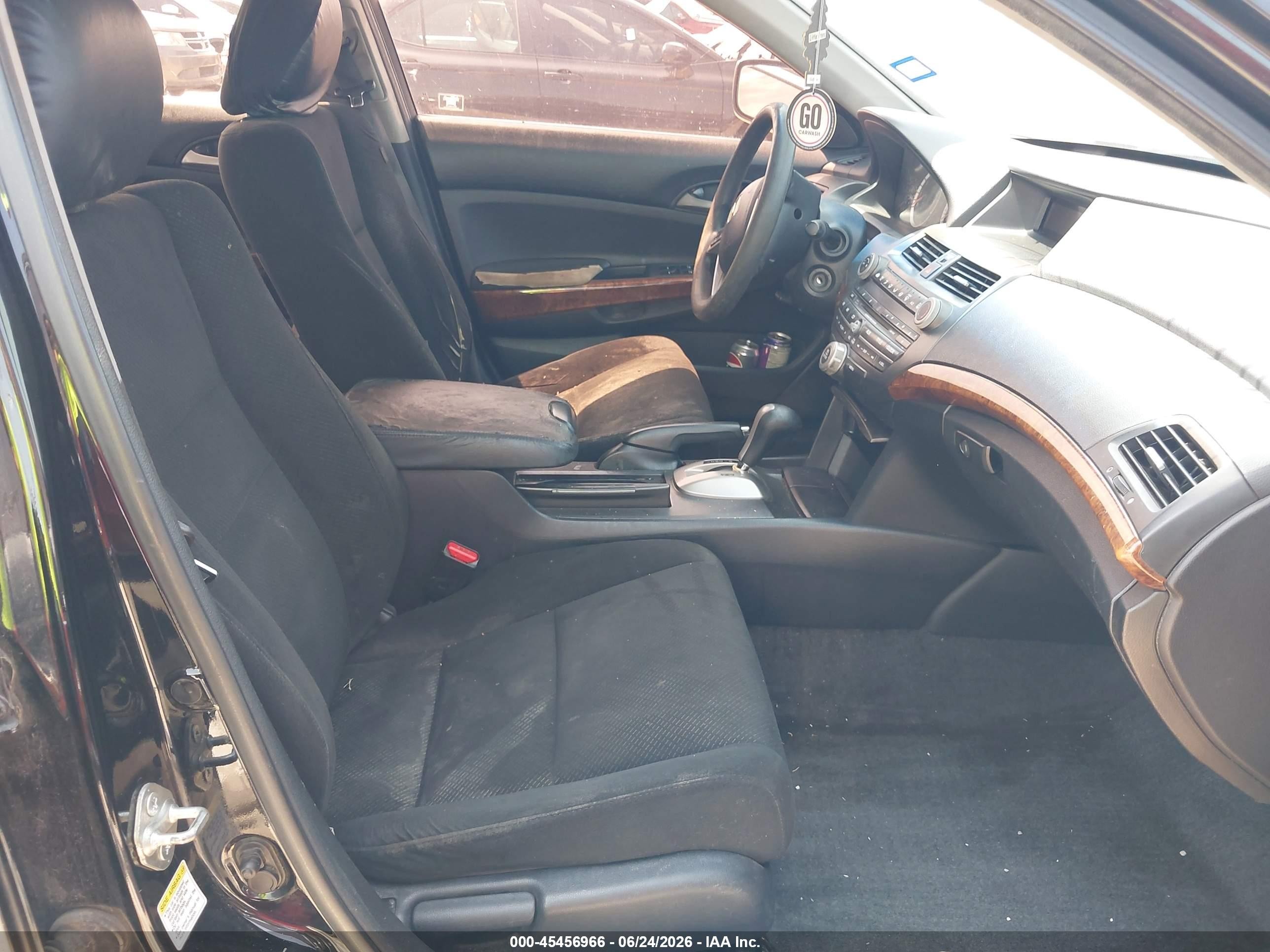 2012 Honda Accord 2.4 Ex Black vin: 1HGCP2F75CA069677