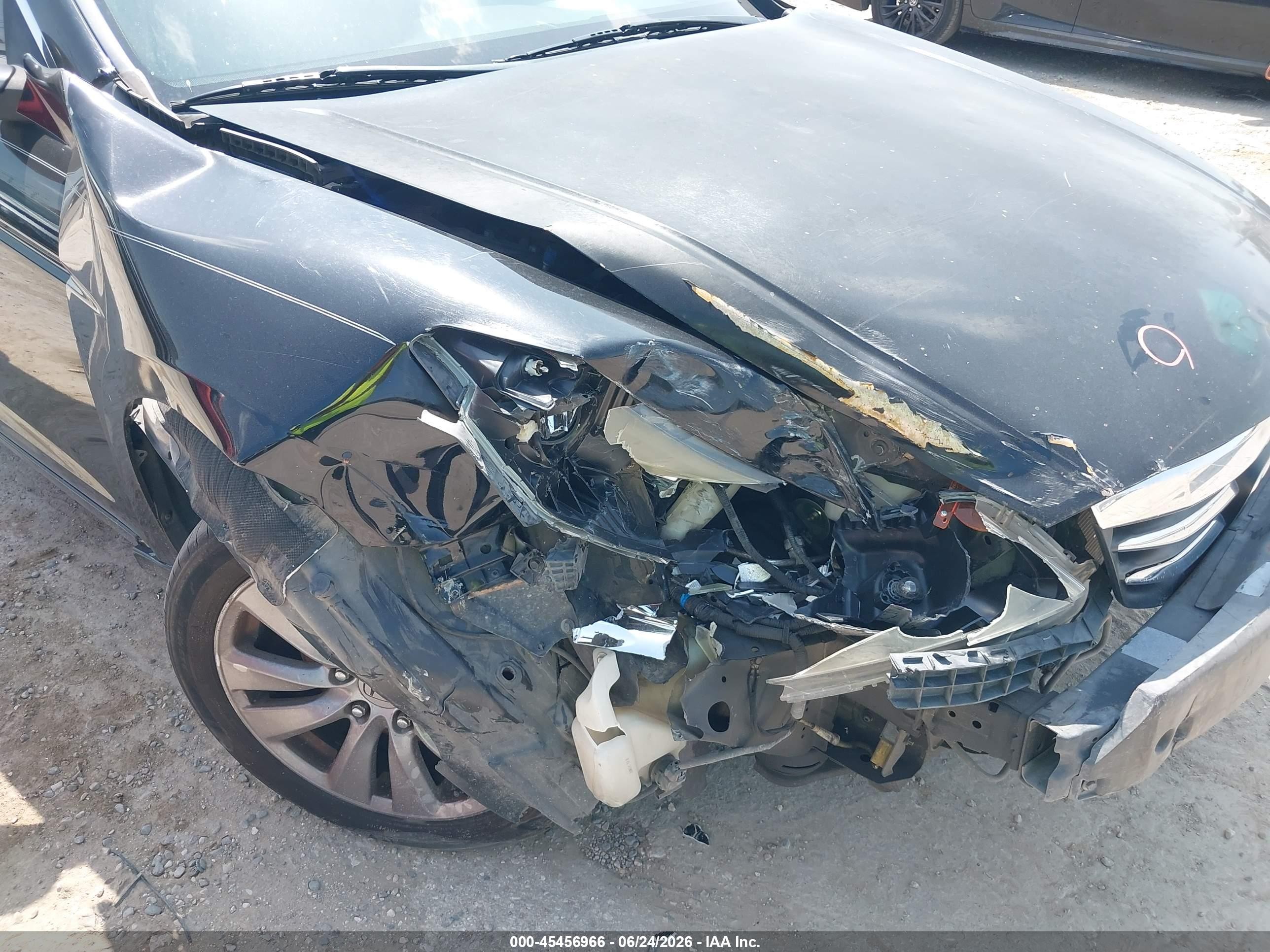 2012 Honda Accord 2.4 Ex Black vin: 1HGCP2F75CA069677