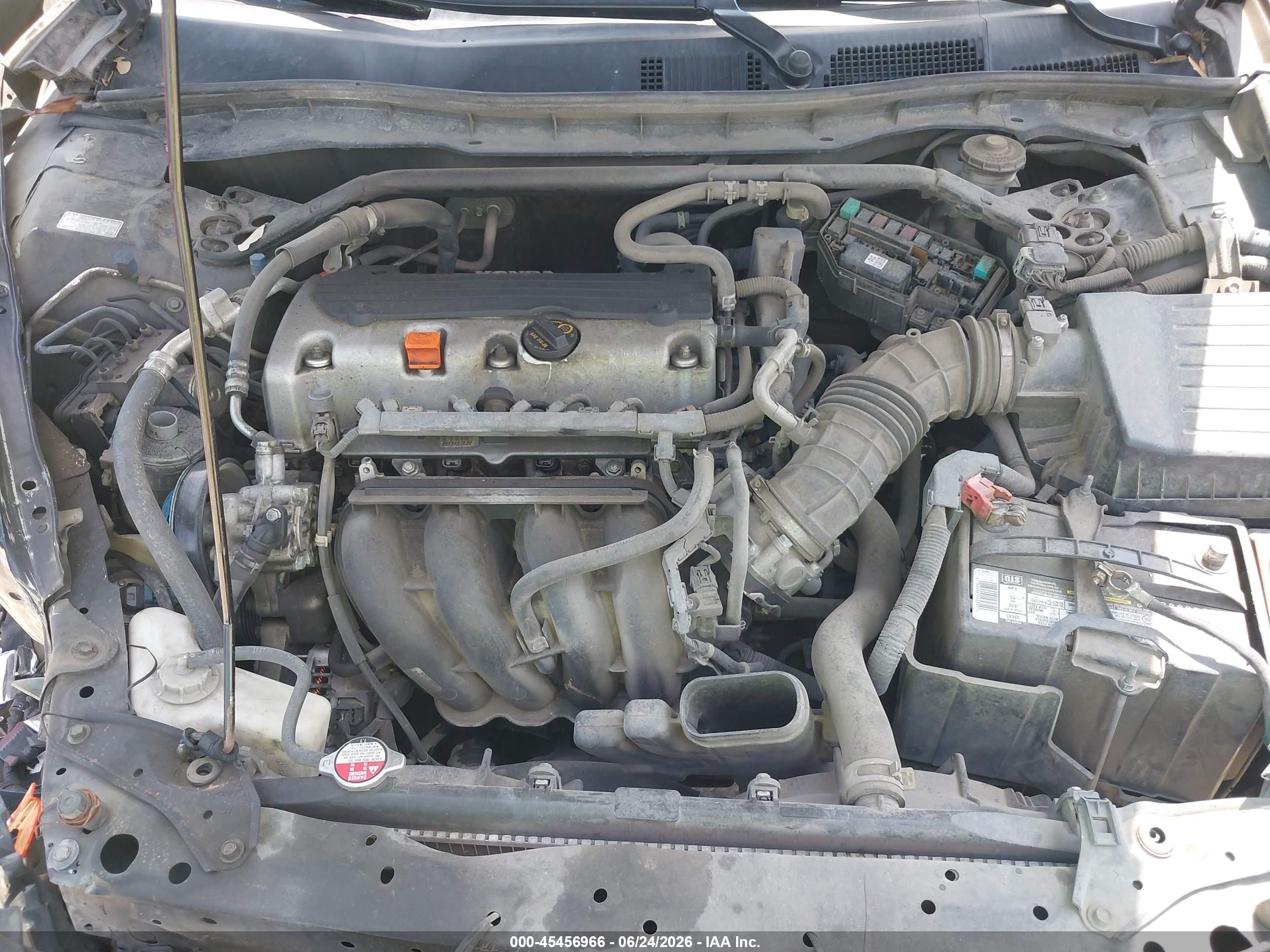 2012 Honda Accord 2.4 Ex Black vin: 1HGCP2F75CA069677