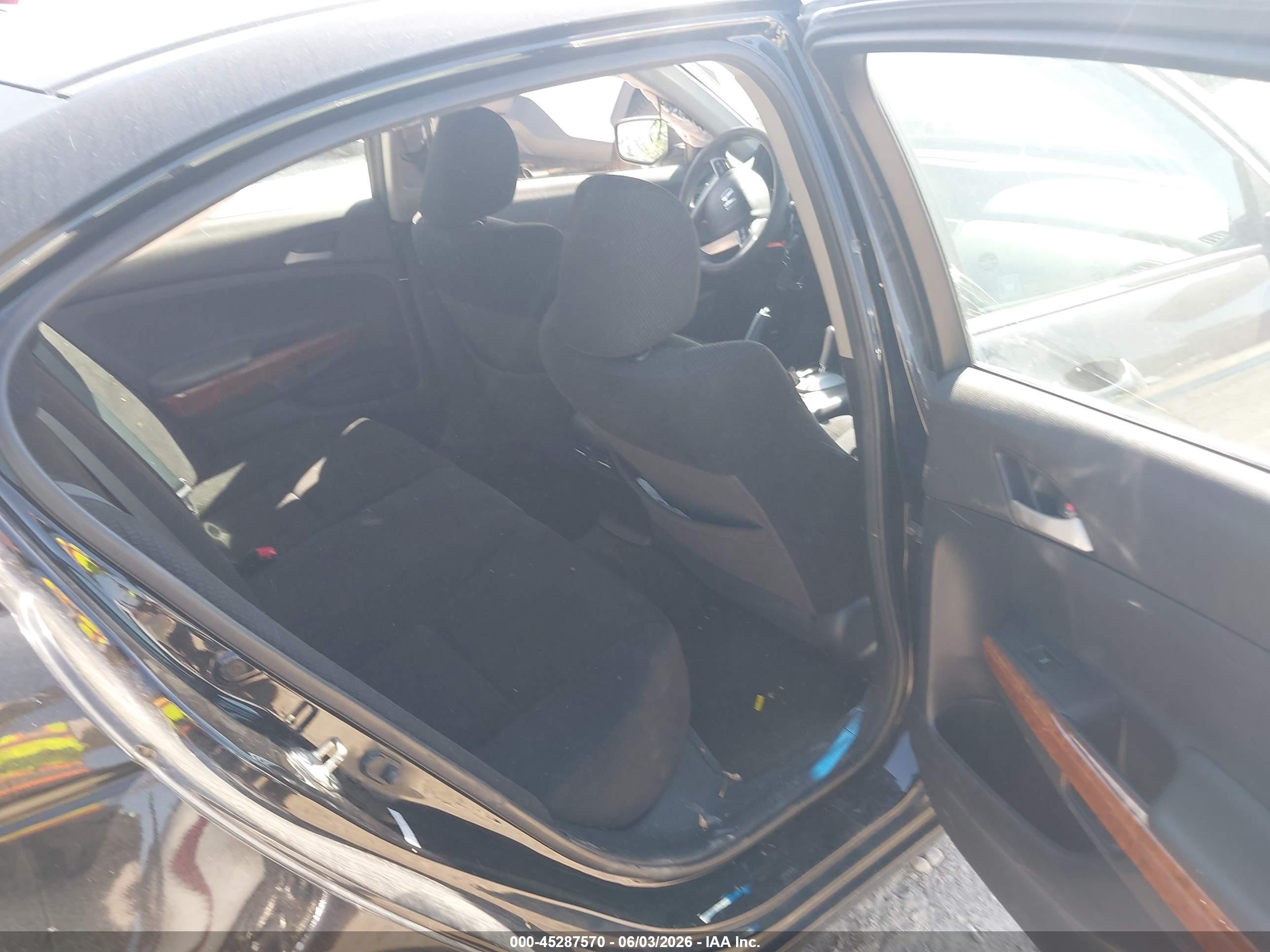 2012 Honda Accord 2.4 Ex Черный vin: 1HGCP2F75CA094238