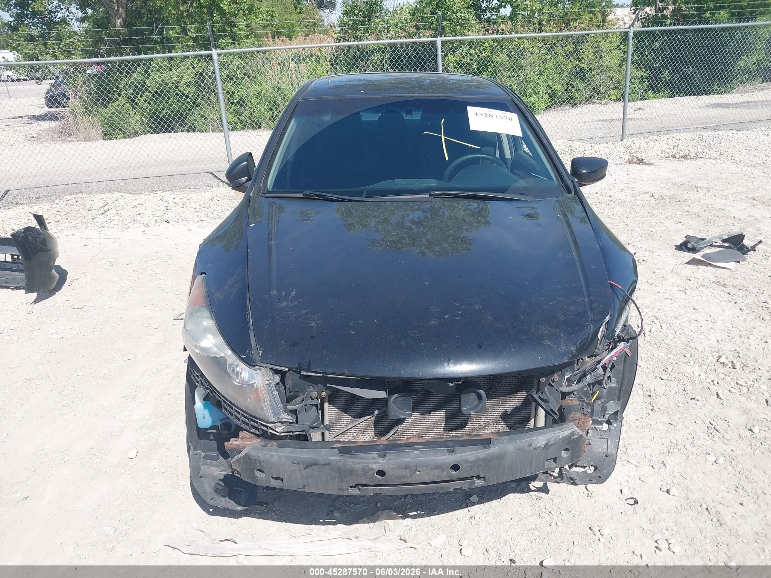 2012 Honda Accord 2.4 Ex Черный vin: 1HGCP2F75CA094238