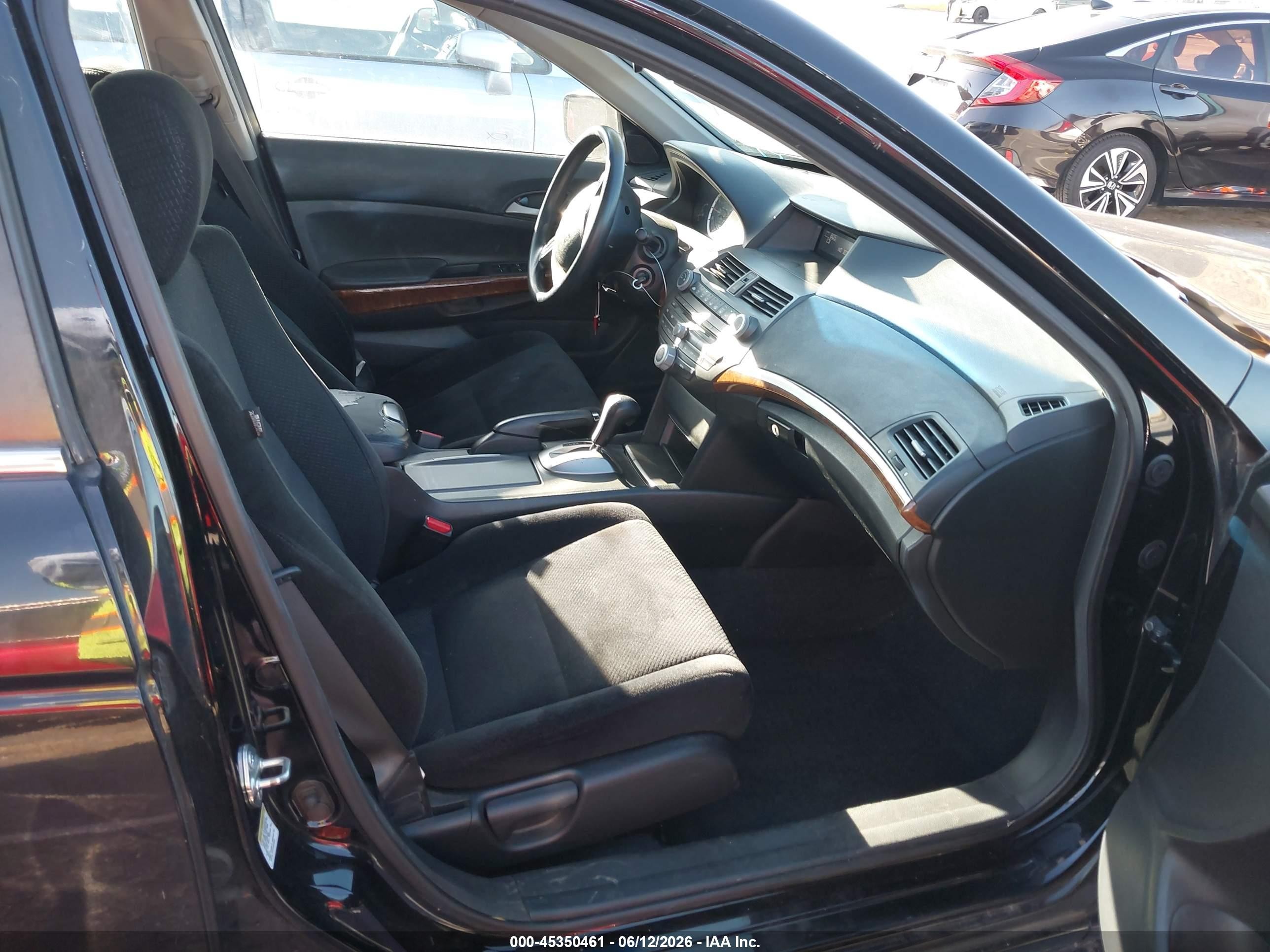 2012 Honda Accord 2.4 Ex Black vin: 1HGCP2F75CA190905