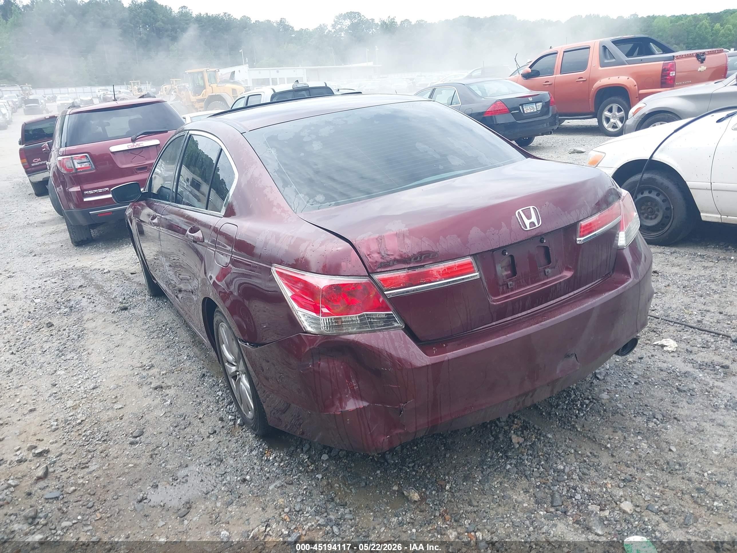 2012 Honda Accord 2.4 Ex Maroon vin: 1HGCP2F75CA213177