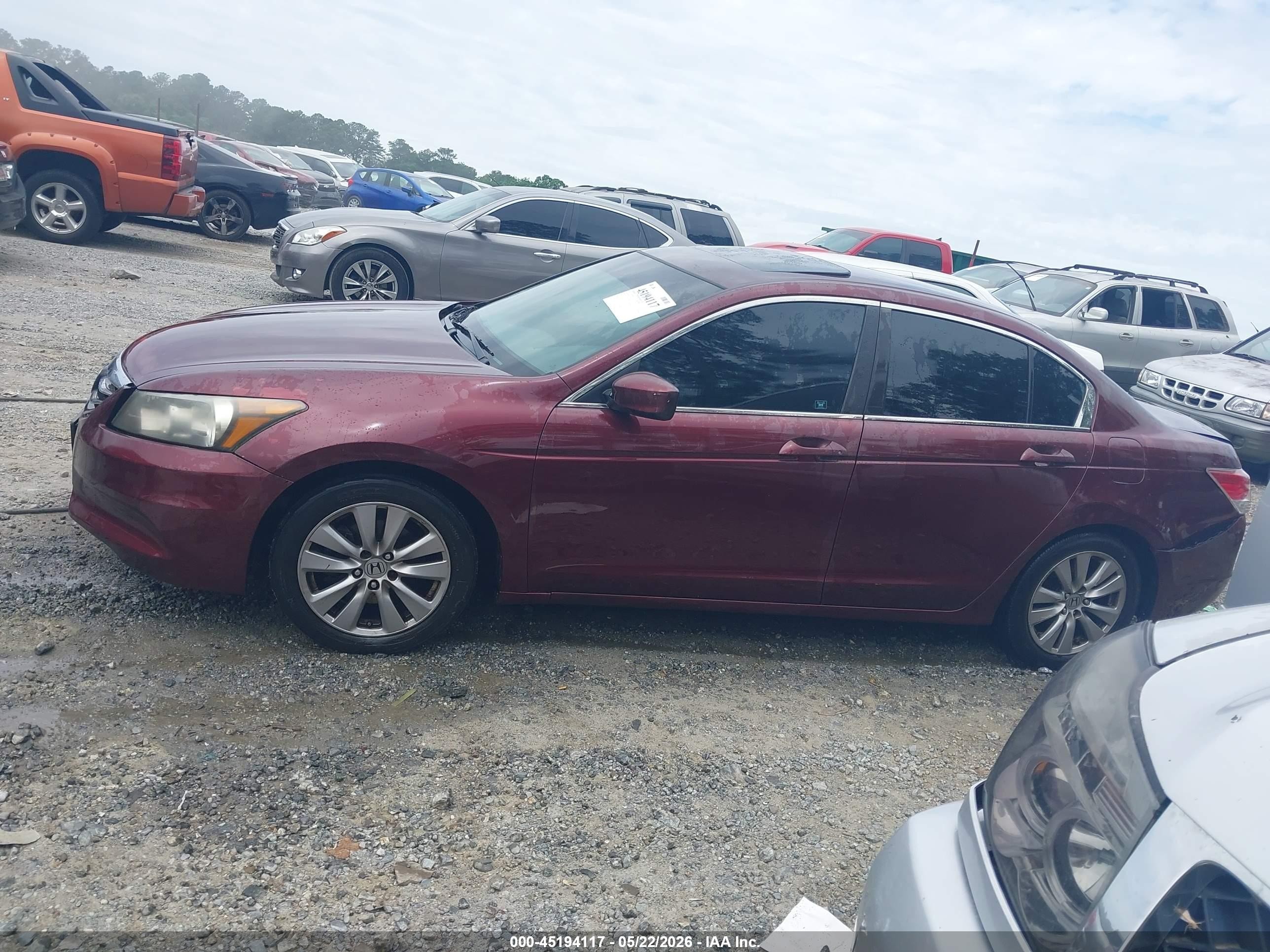 2012 Honda Accord 2.4 Ex Maroon vin: 1HGCP2F75CA213177