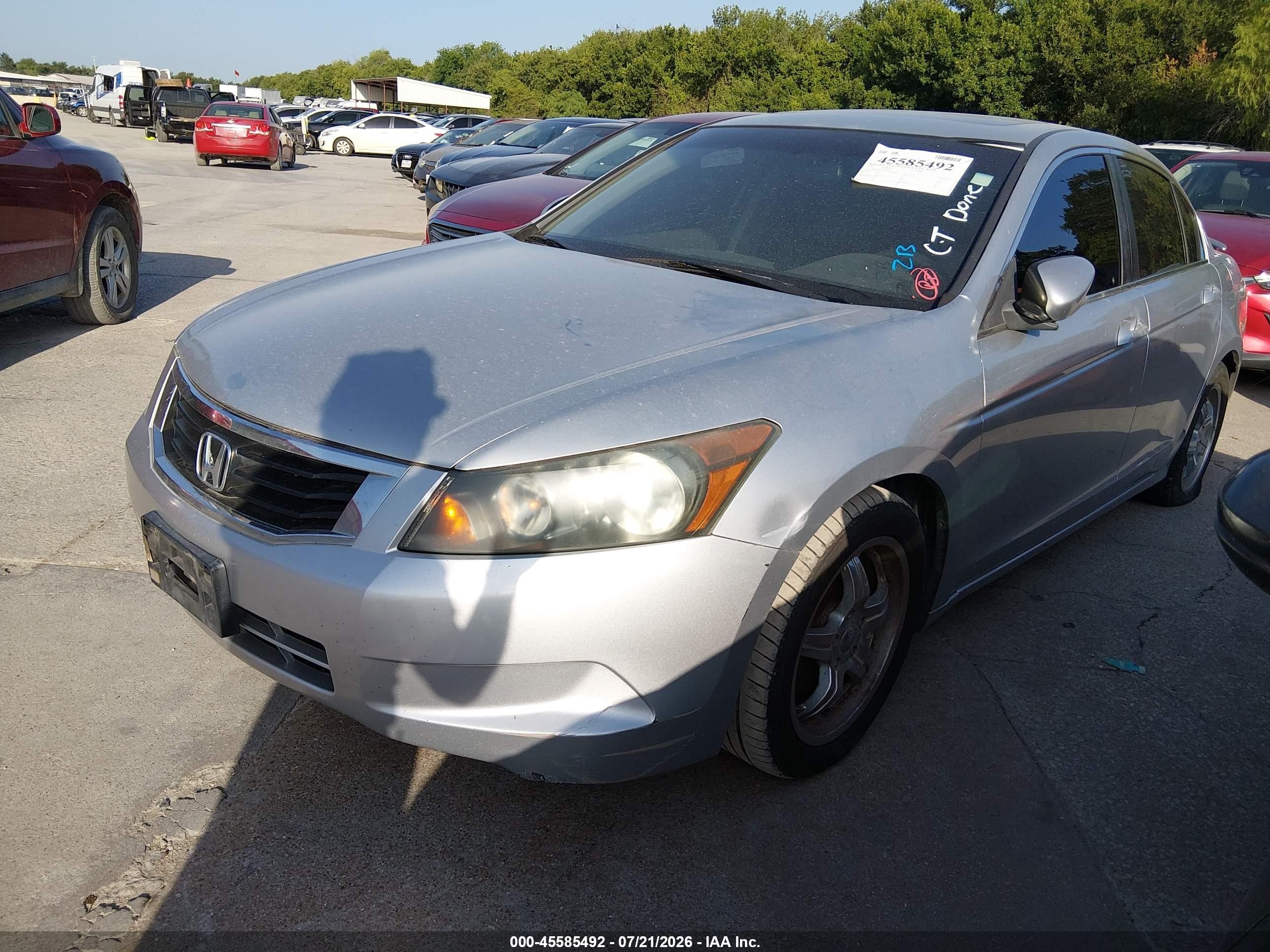 2010 Honda Accord 2.4 Ex Silver vin: 1HGCP2F76AA004351