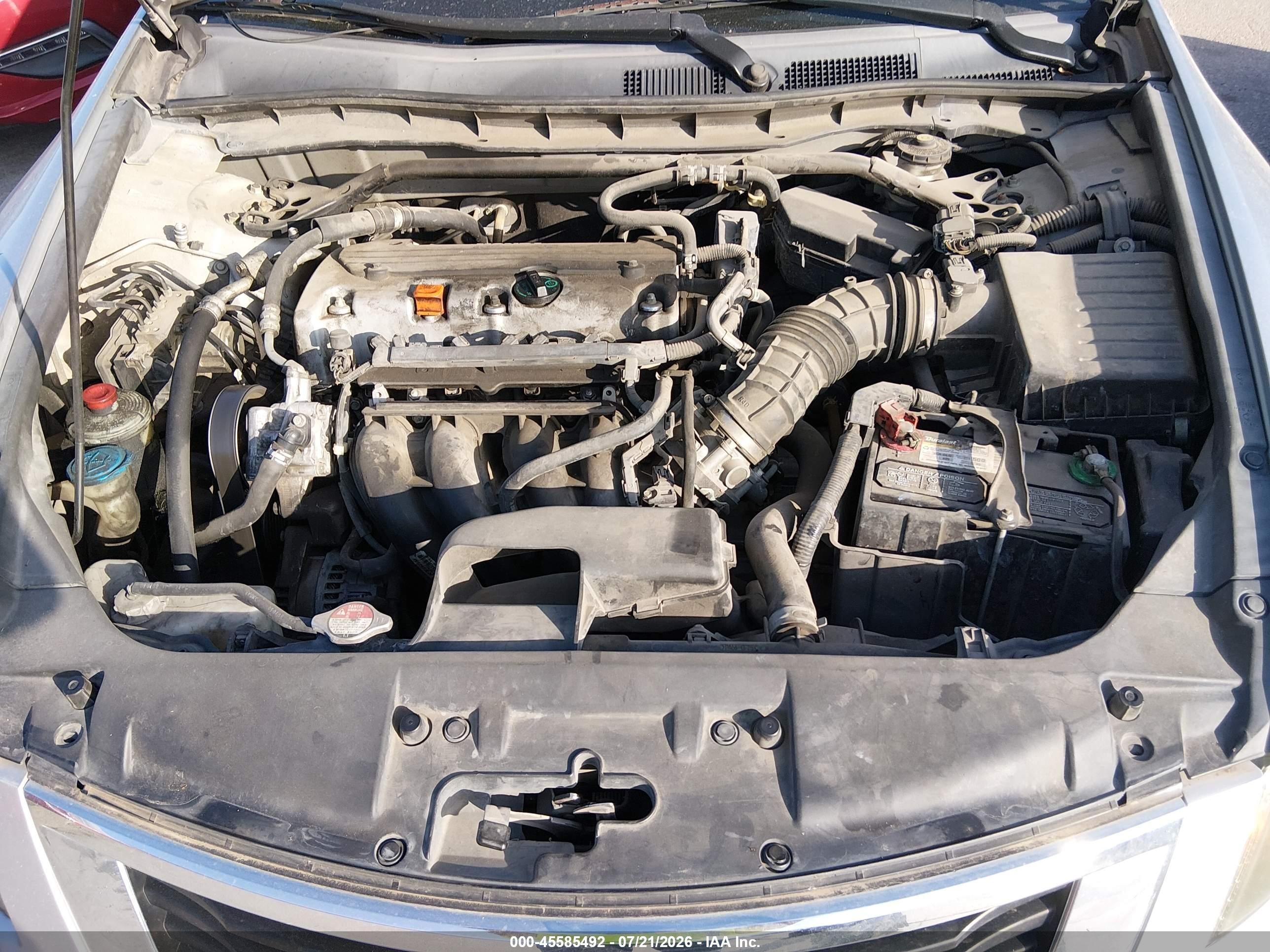 2010 Honda Accord 2.4 Ex Silver vin: 1HGCP2F76AA004351