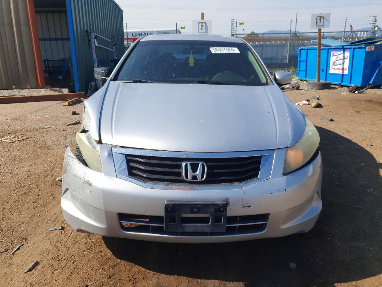 2010 Honda Accord Ex Silver vin: 1HGCP2F76AA049564