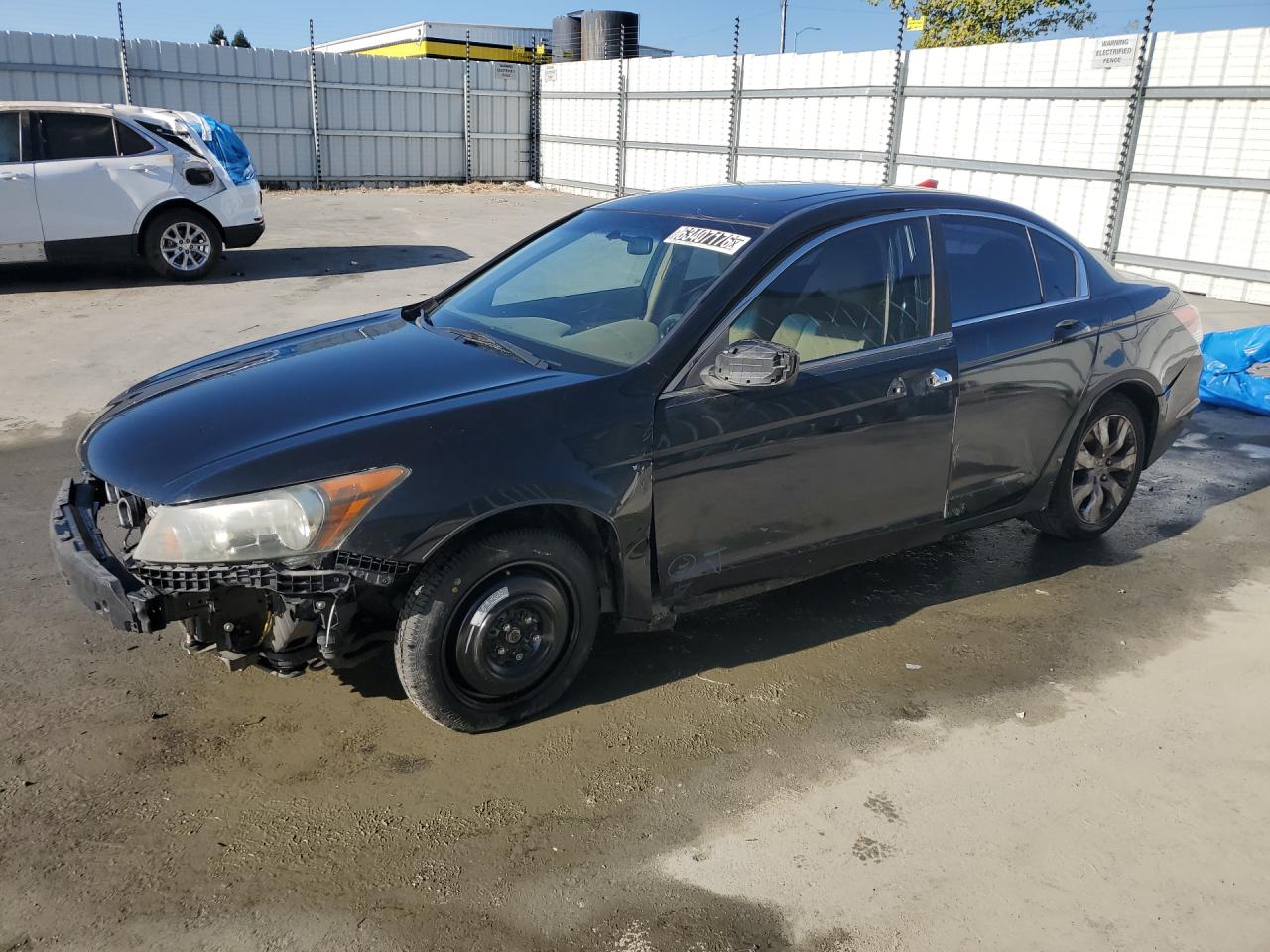 2010 Honda Accord Ex Black vin: 1HGCP2F76AA172457 Damage: Left Front Fender, Dent(S) W/ Paint Dmg, > 12 Inches