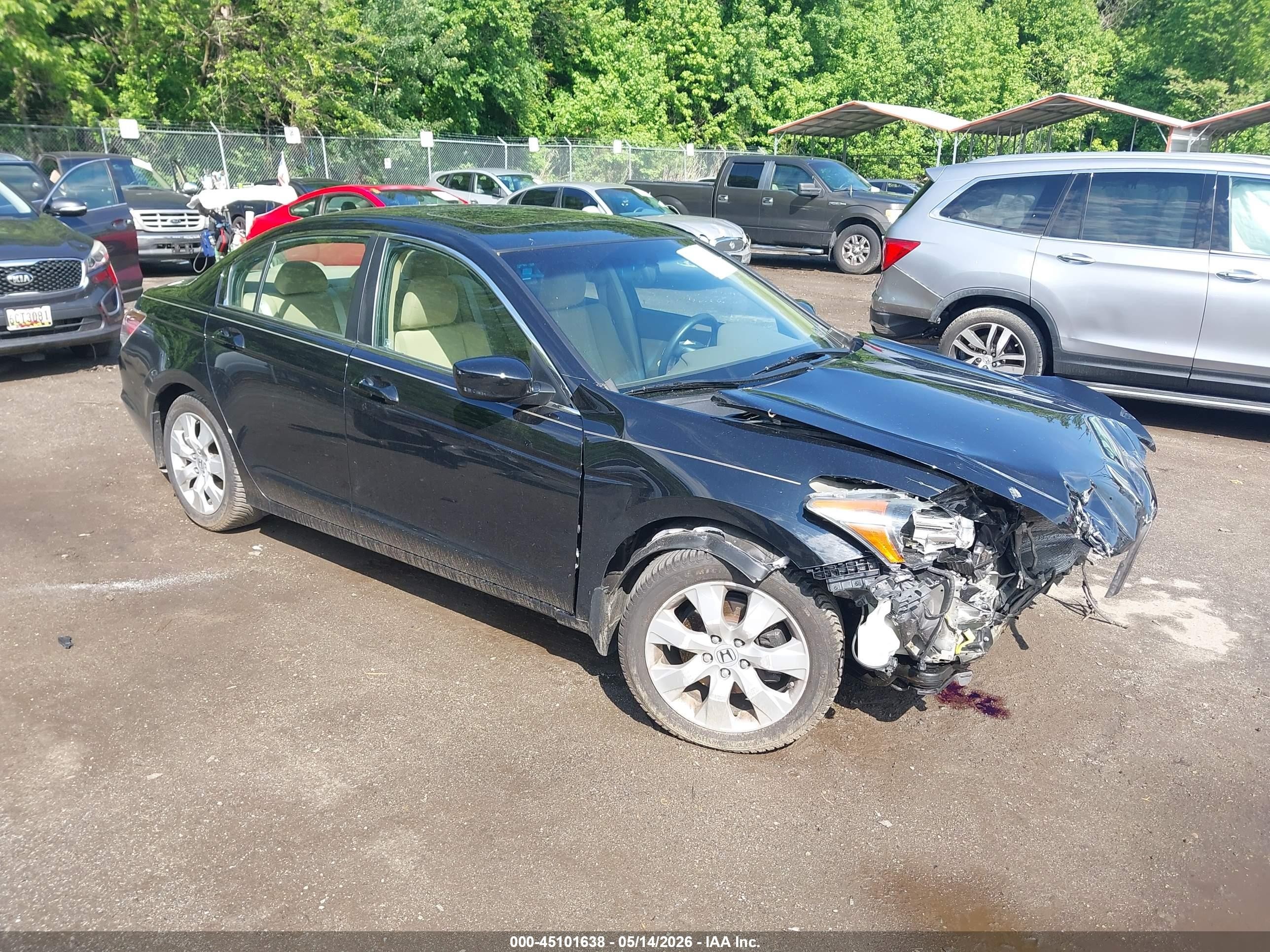 2010 Honda Accord 2.4 Ex Black vin: 1HGCP2F76AA181711