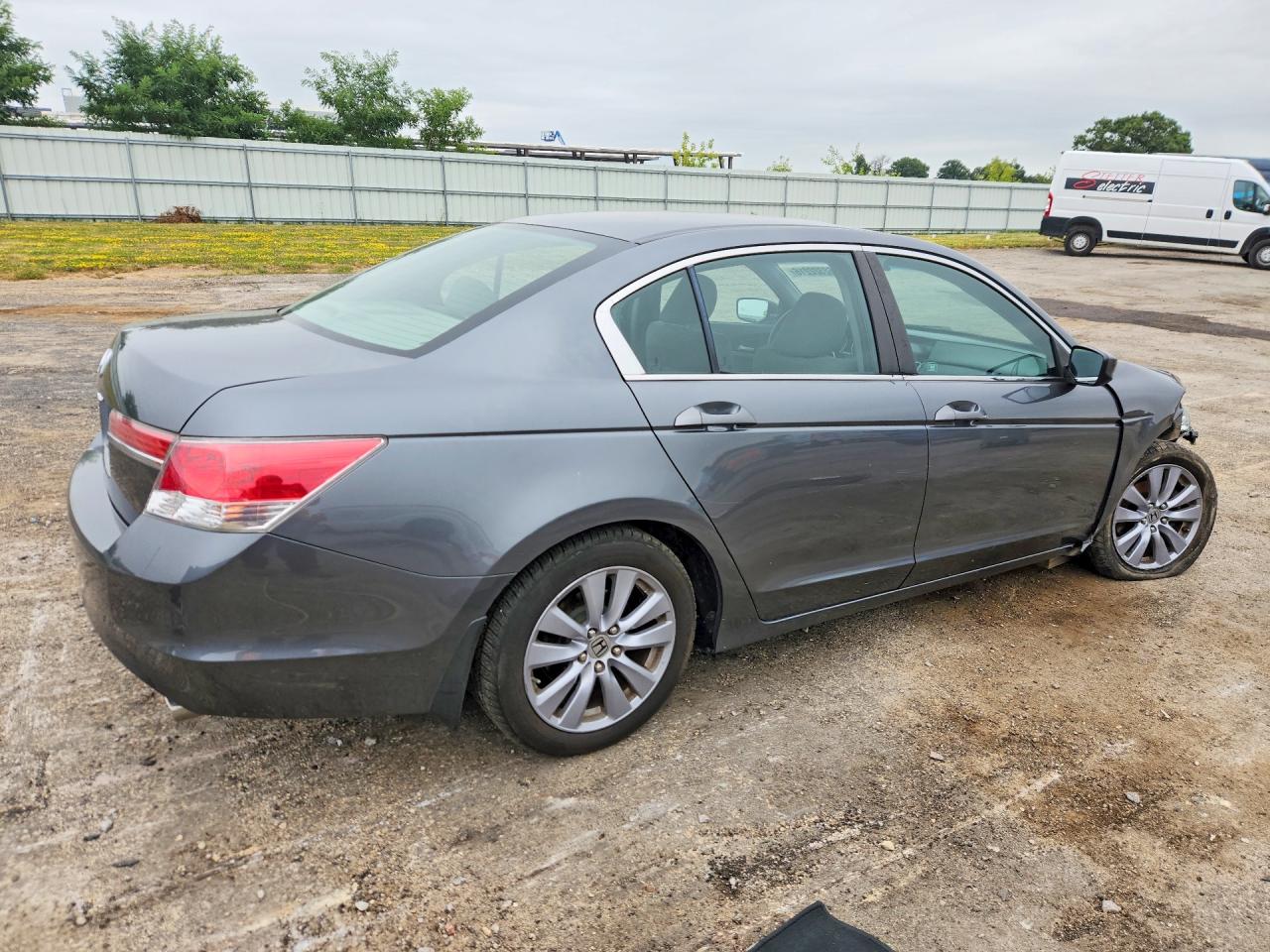 2011 Honda Accord Ex Gray vin: 1HGCP2F76BA012371