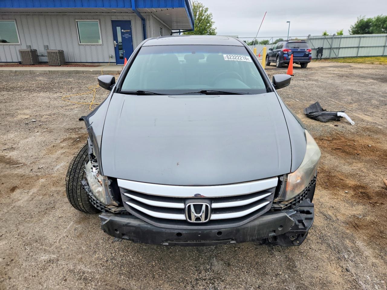 2011 Honda Accord Ex Gray vin: 1HGCP2F76BA012371