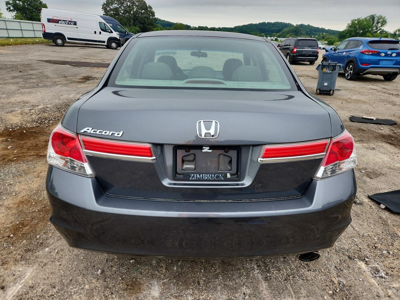 2011 Honda Accord Ex Gray vin: 1HGCP2F76BA012371