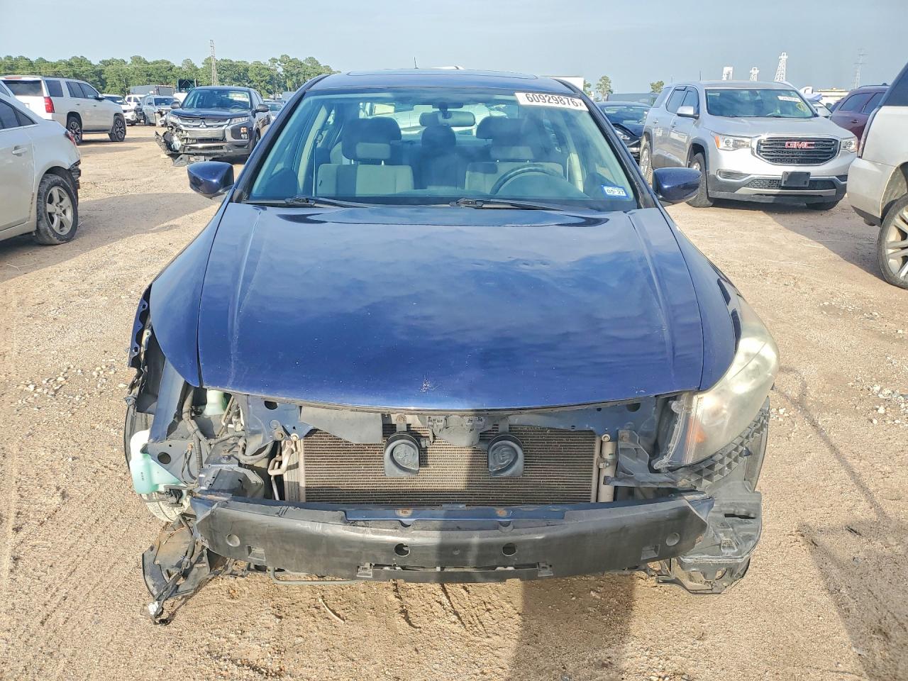 2011 Honda Accord Ex Blue vin: 1HGCP2F76BA040493