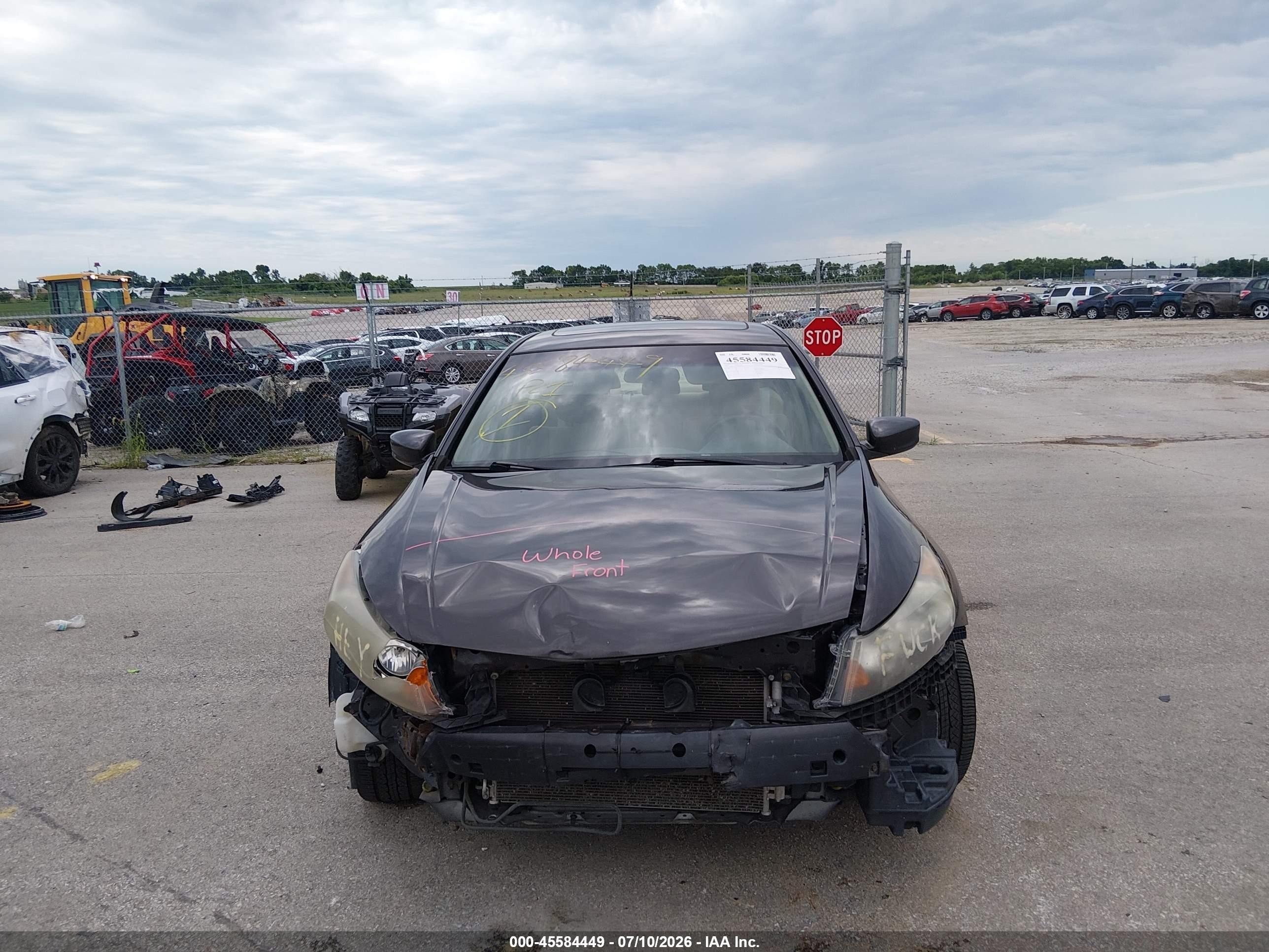 2011 Honda Accord 2.4 Ex Серый vin: 1HGCP2F76BA042132