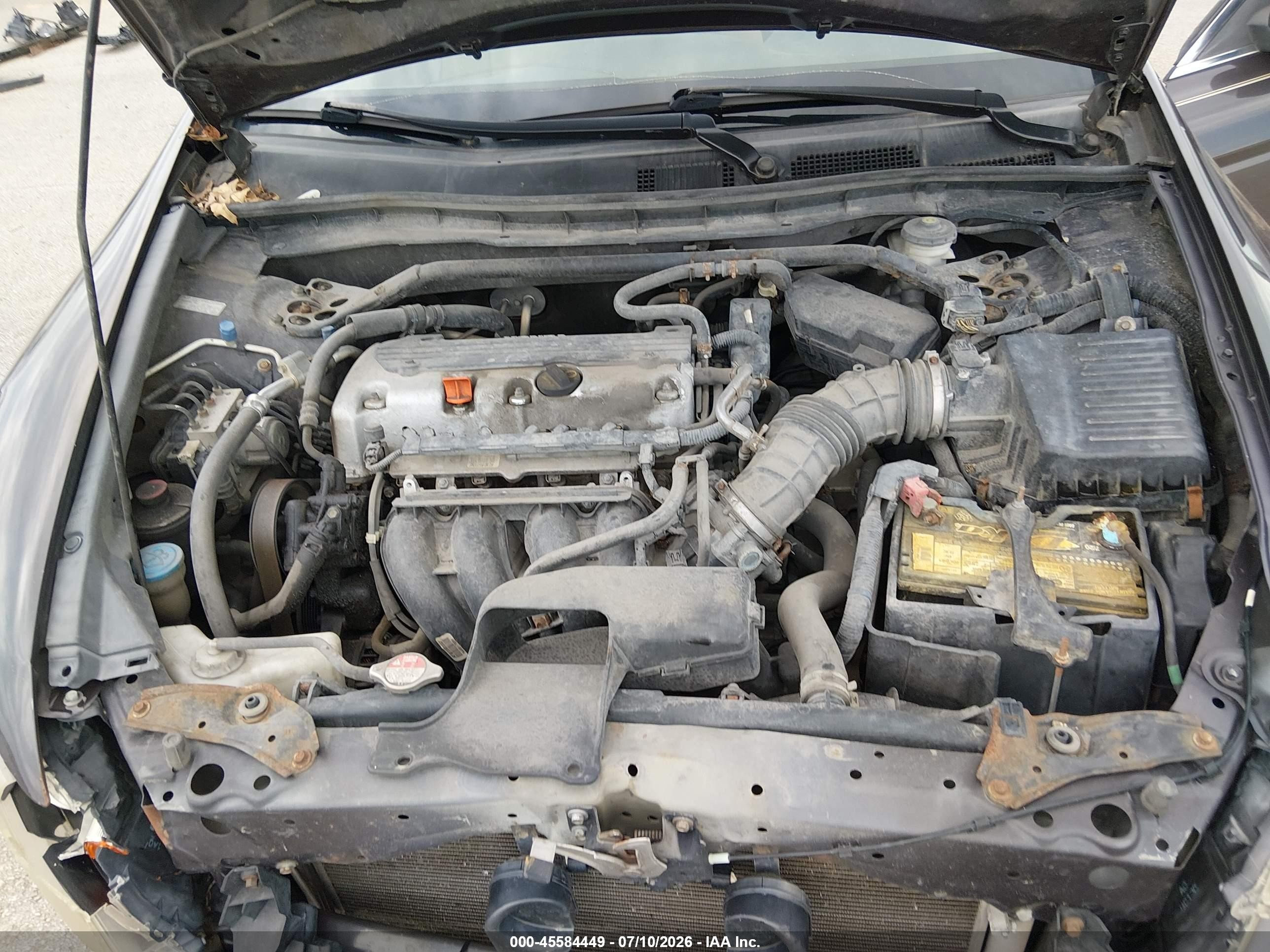 2011 Honda Accord 2.4 Ex Серый vin: 1HGCP2F76BA042132