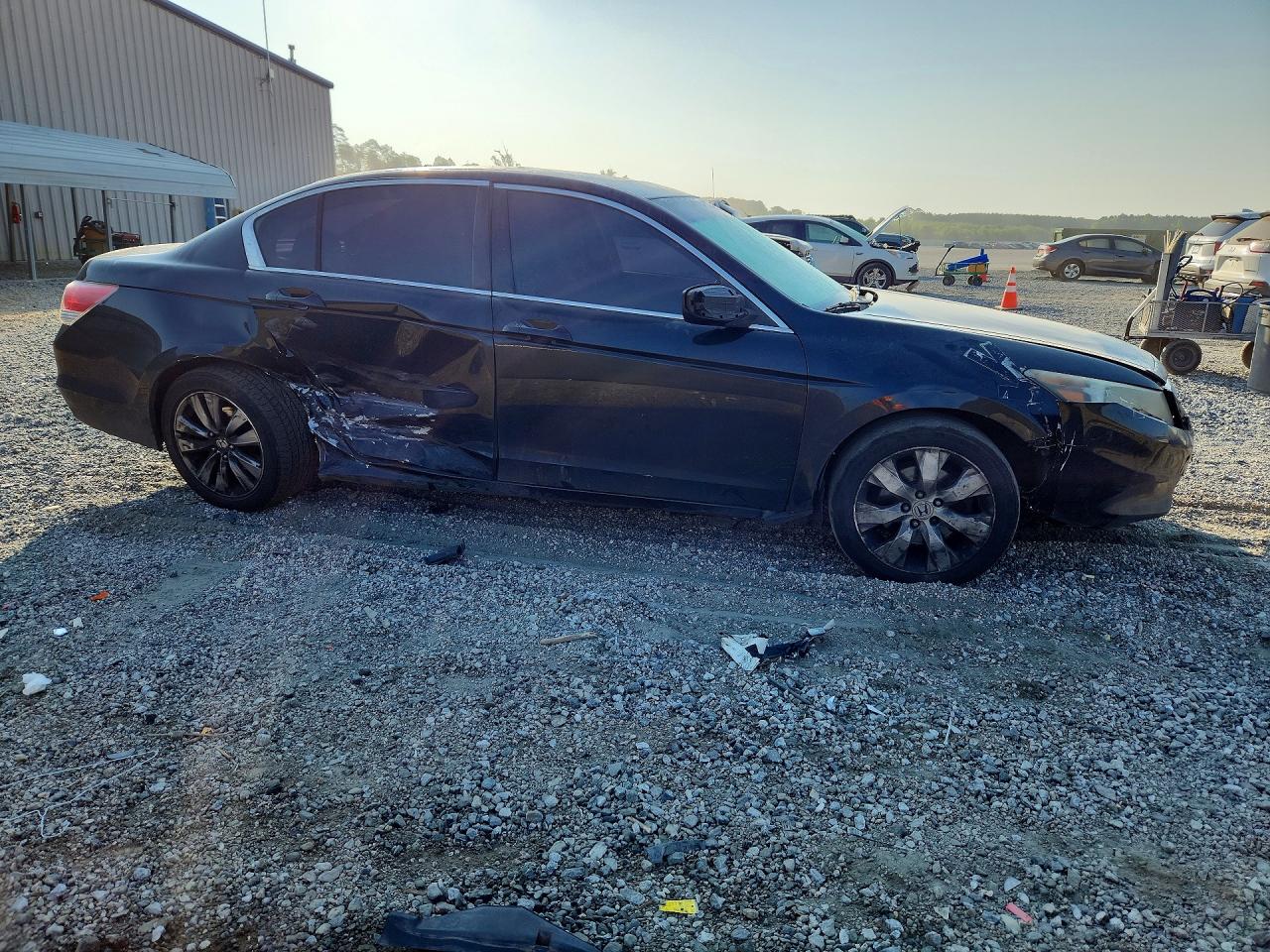 2011 Honda Accord Ex Black vin: 1HGCP2F76BA070383