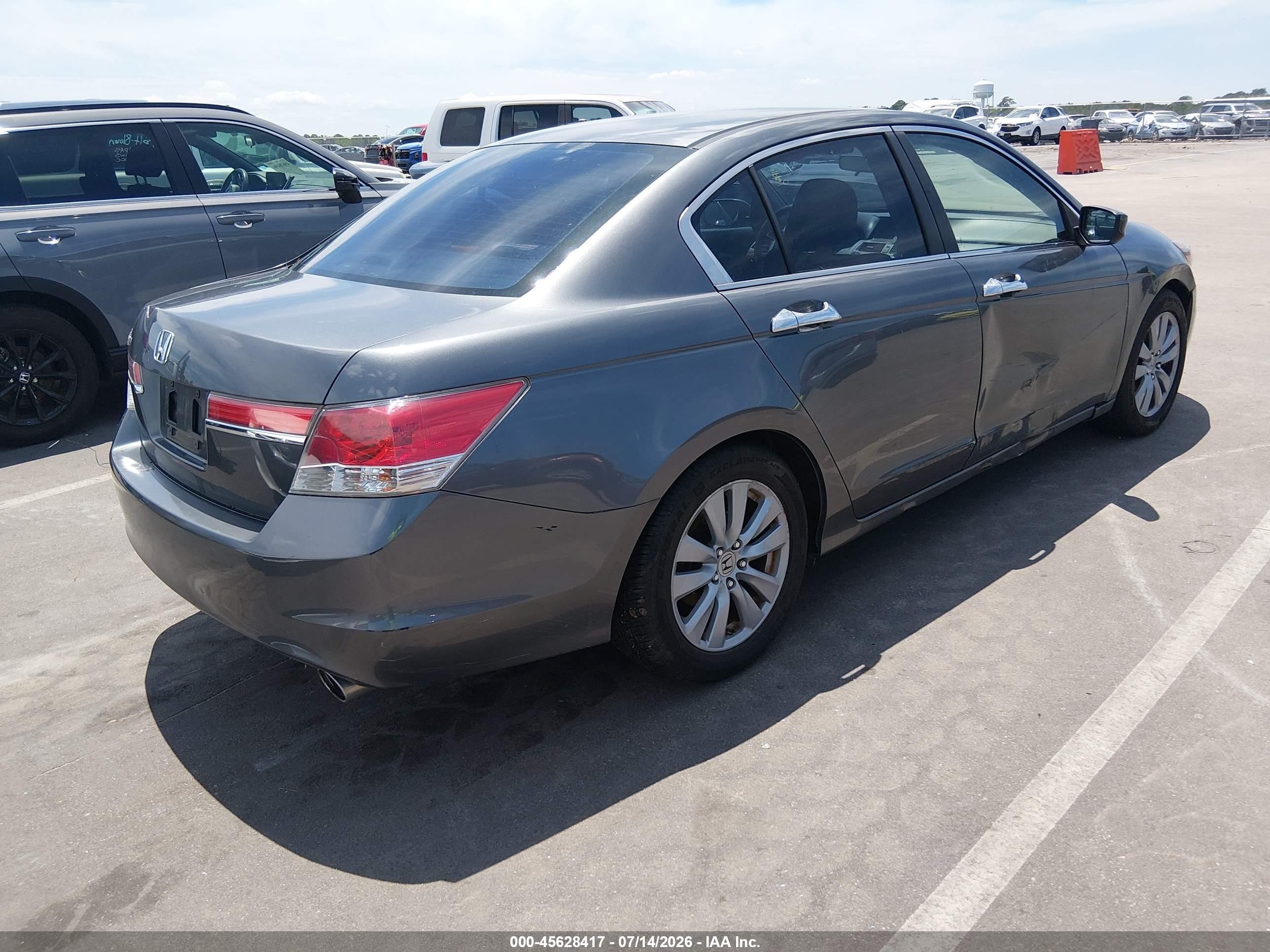2011 Honda Accord 2.4 Ex Gray vin: 1HGCP2F76BA089628