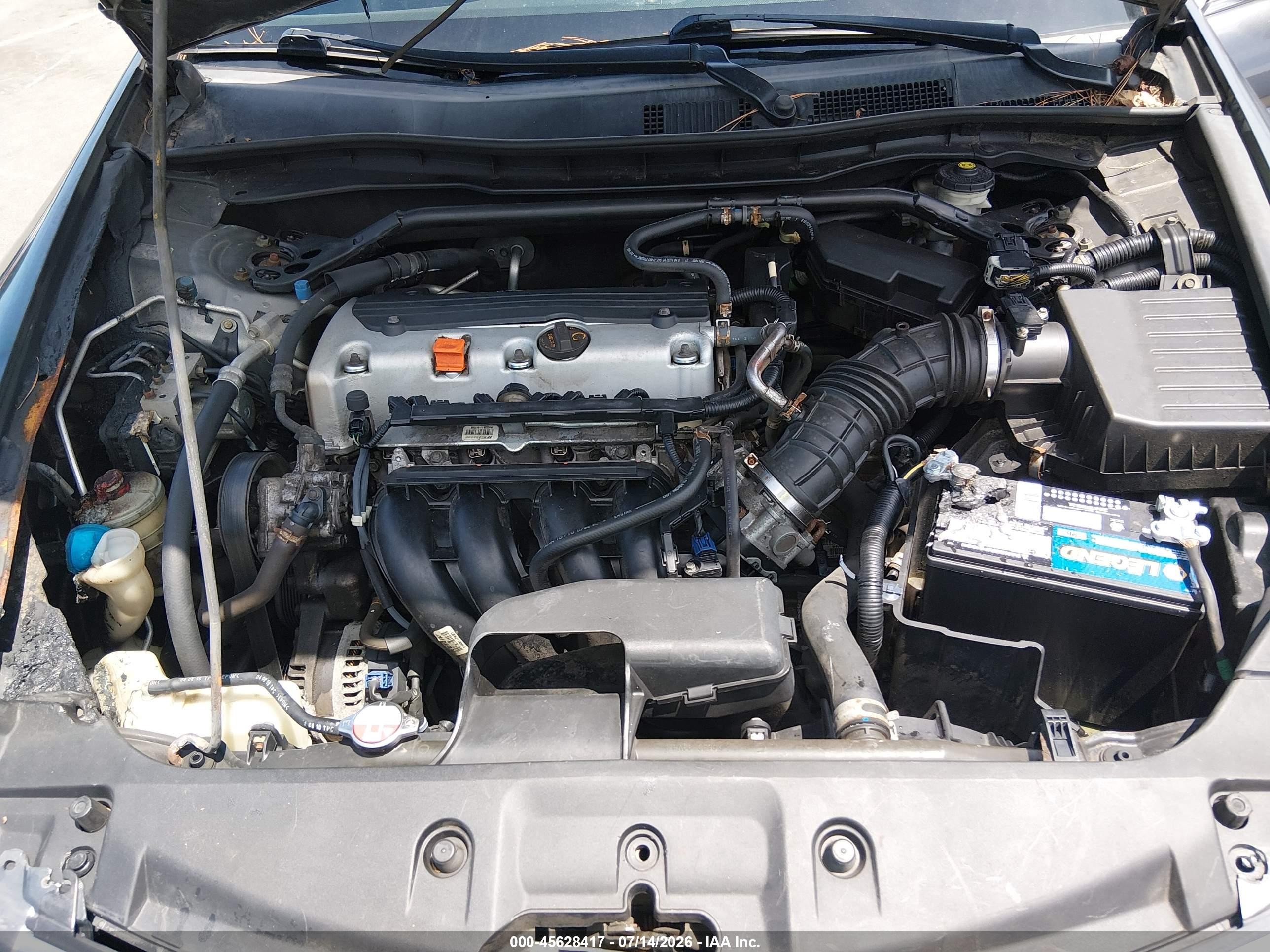 2011 Honda Accord 2.4 Ex Gray vin: 1HGCP2F76BA089628