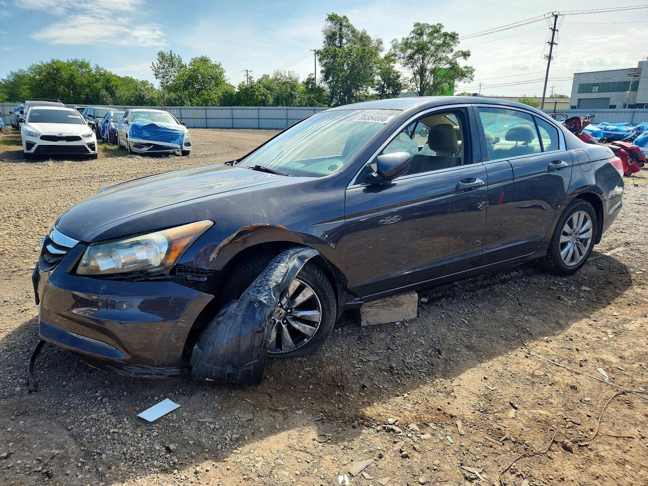 2011 Honda Accord Ex Black vin: 1HGCP2F76BA132719