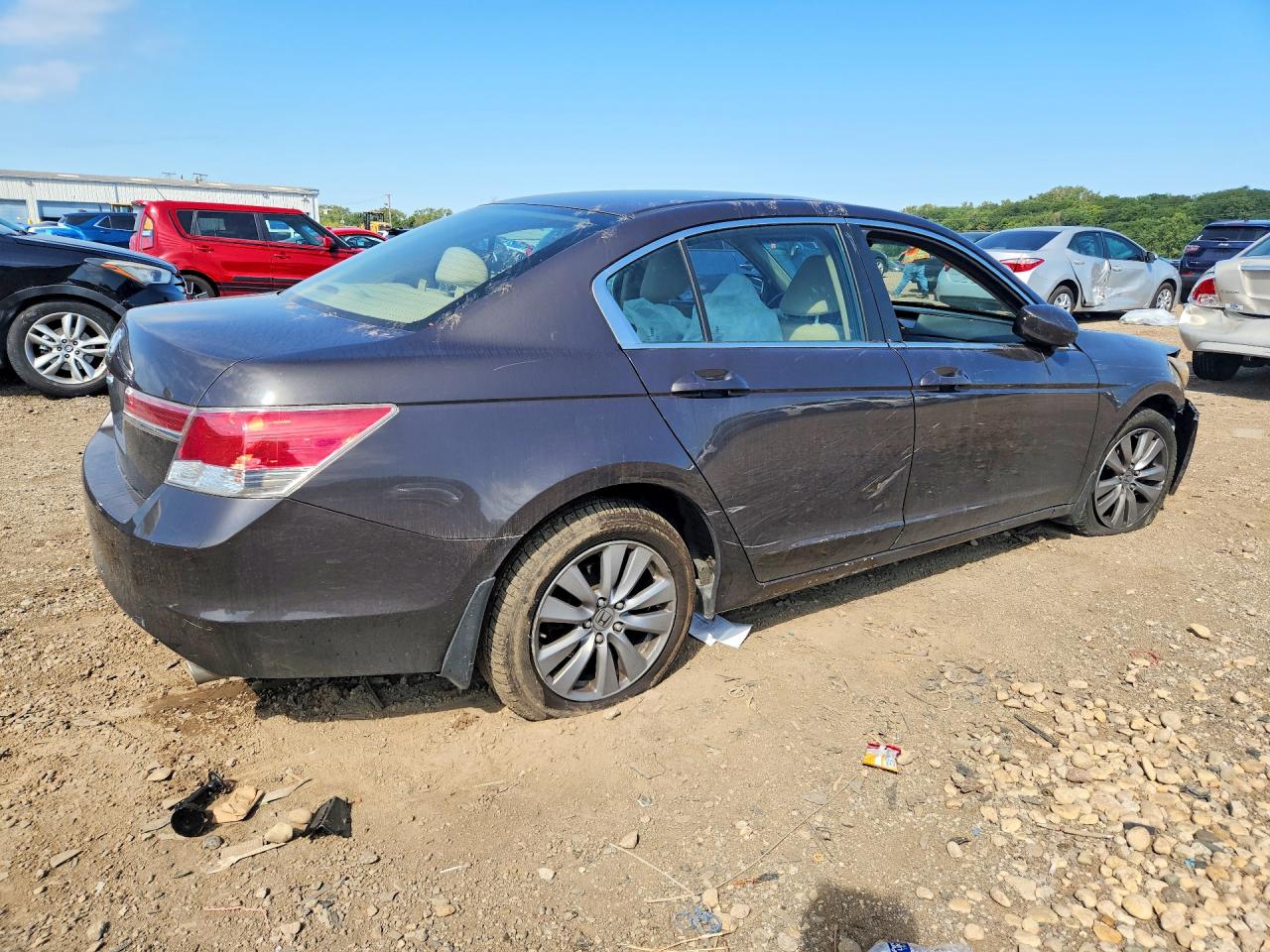 2011 Honda Accord Ex Black vin: 1HGCP2F76BA132719