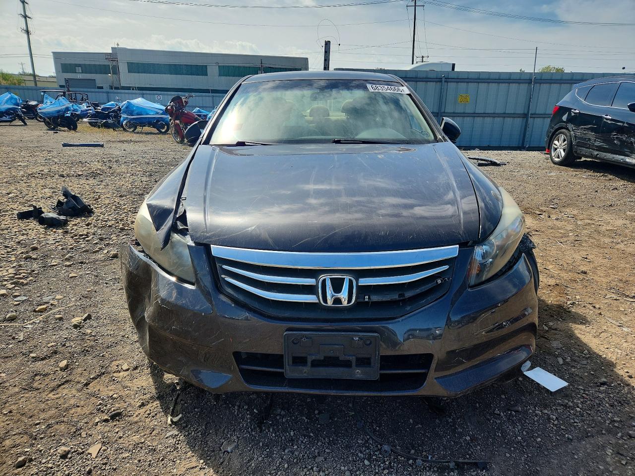 2011 Honda Accord Ex Black vin: 1HGCP2F76BA132719